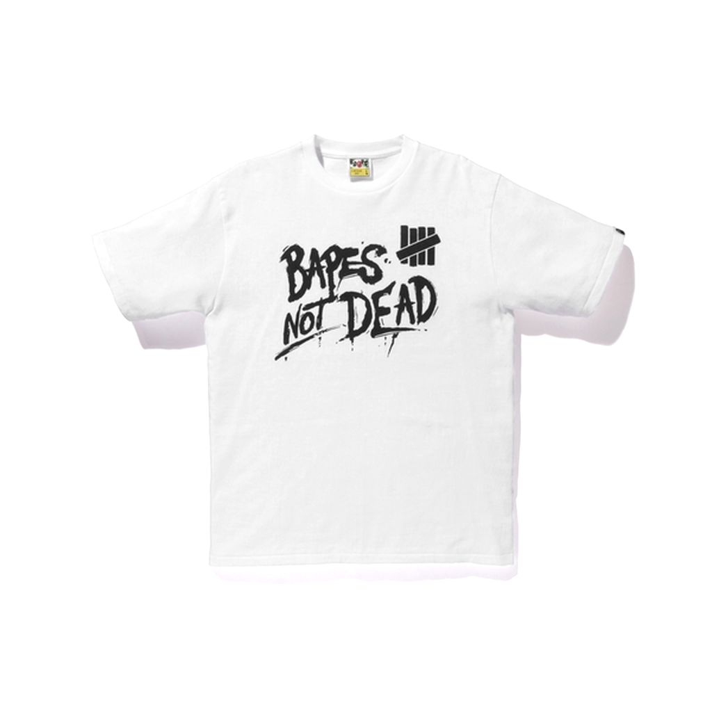 A Bathing Ape x UNDEFEATED Bapes Not Dead Tee - White