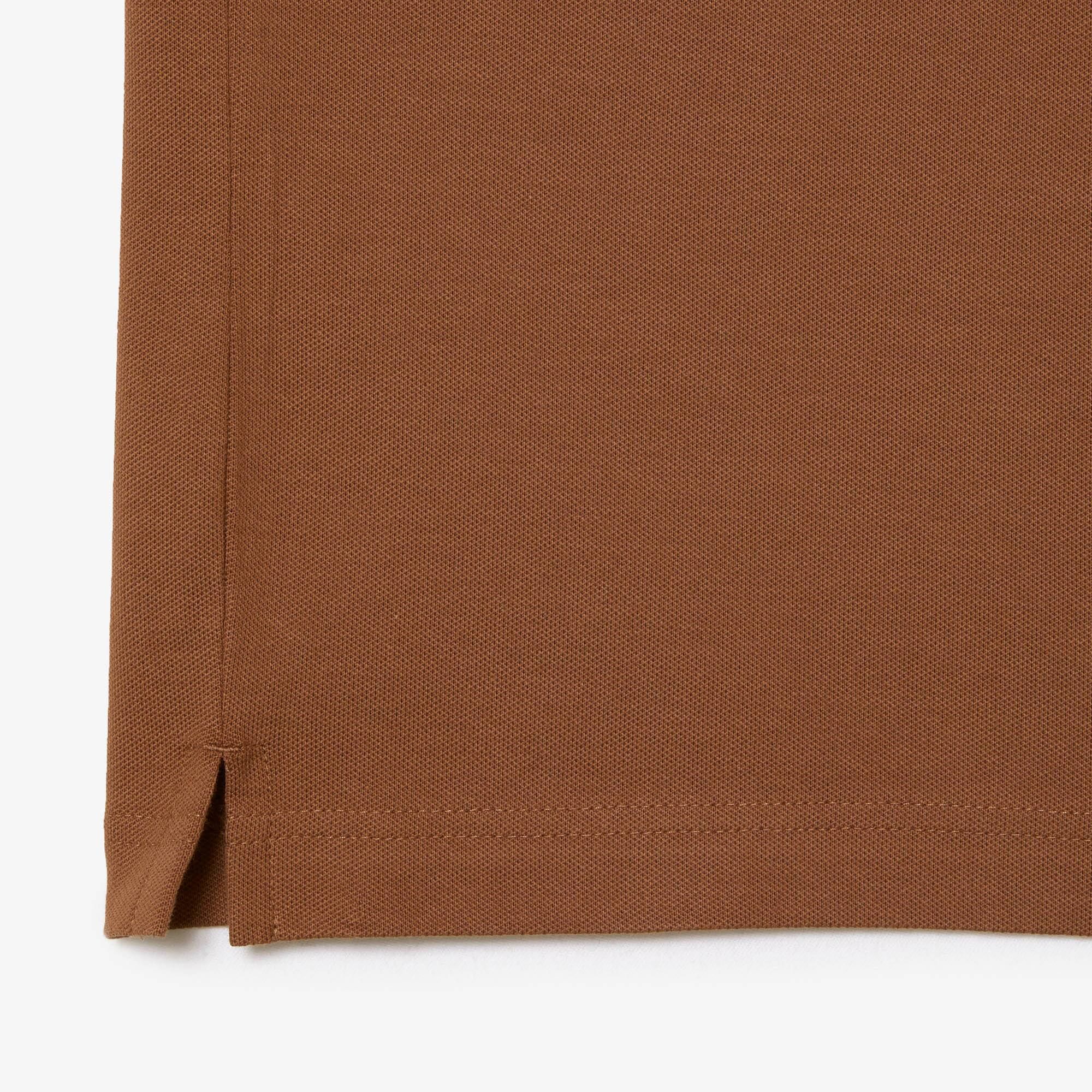 Lacoste Slim Fit Stretch Cotton Piqué Polo Shirt - Light Brown
