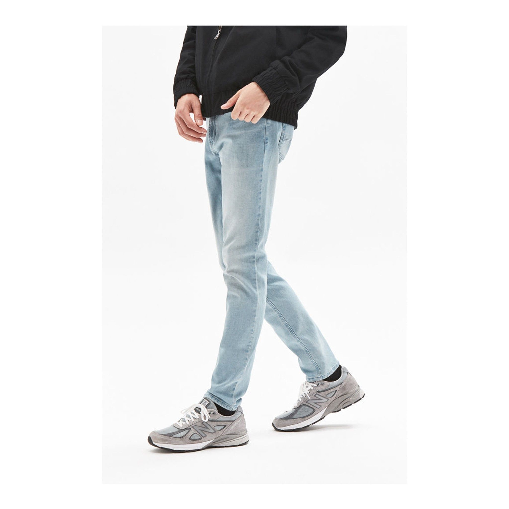 PACSUN Skinny Active Stretch - Brite Indigo