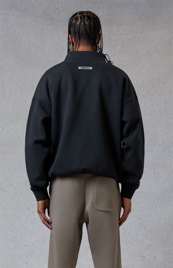 Essentials Pull-Over Mockneck - Black