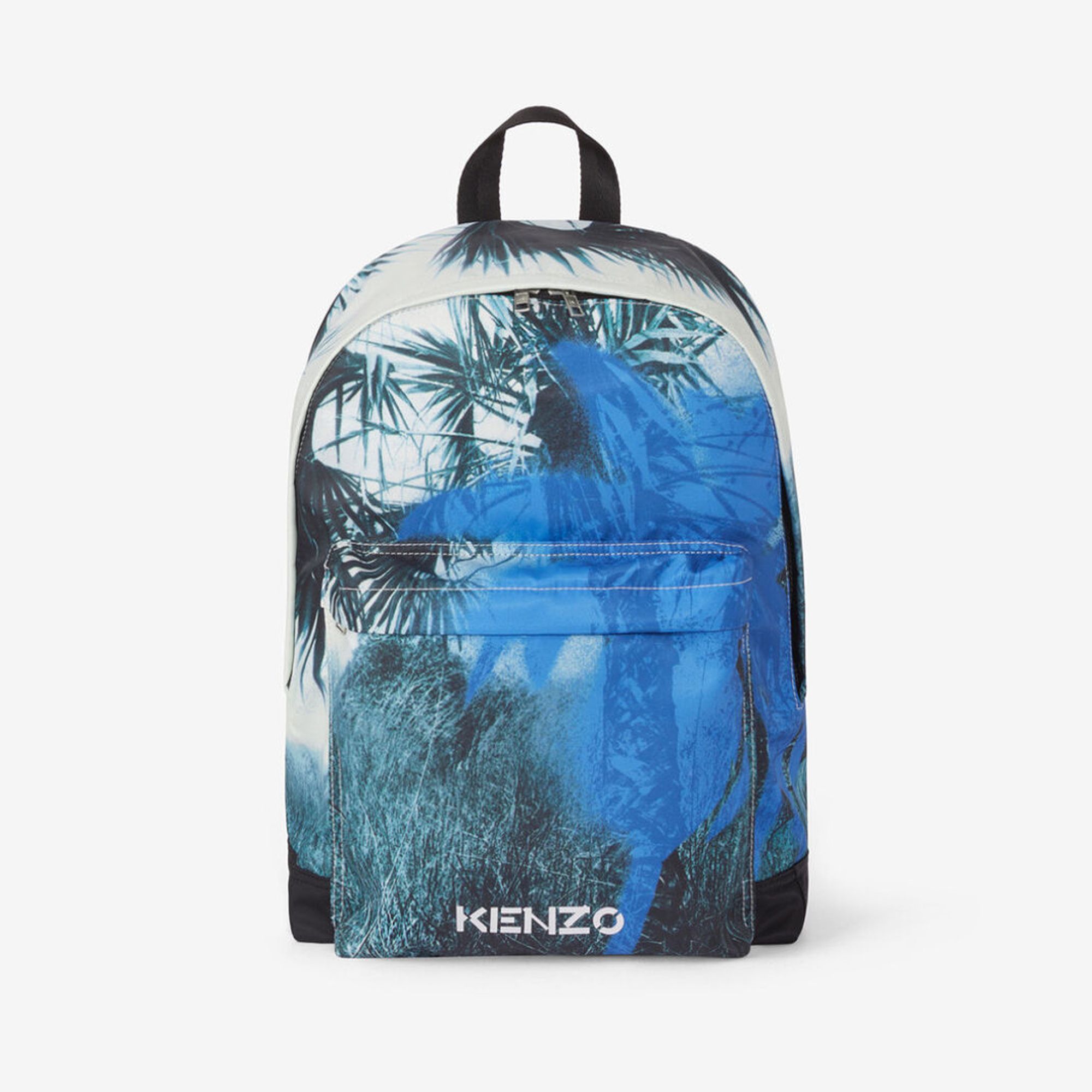 KENZO Hawaiian Graffiti Backpack - Cyan