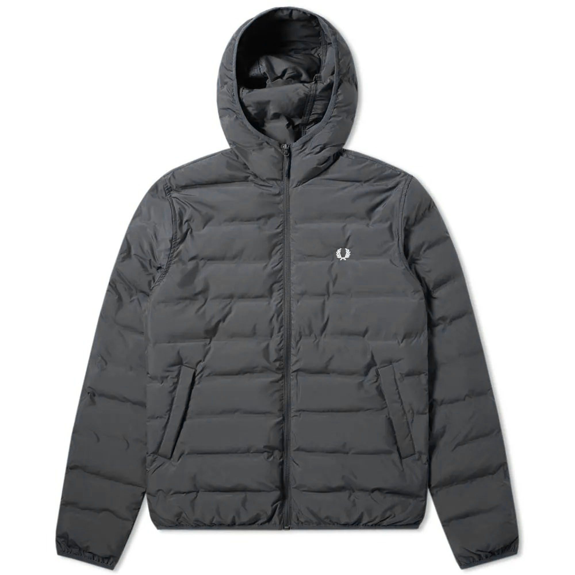 Fred Perry Insulated Hooded Brentham Jacket - Black