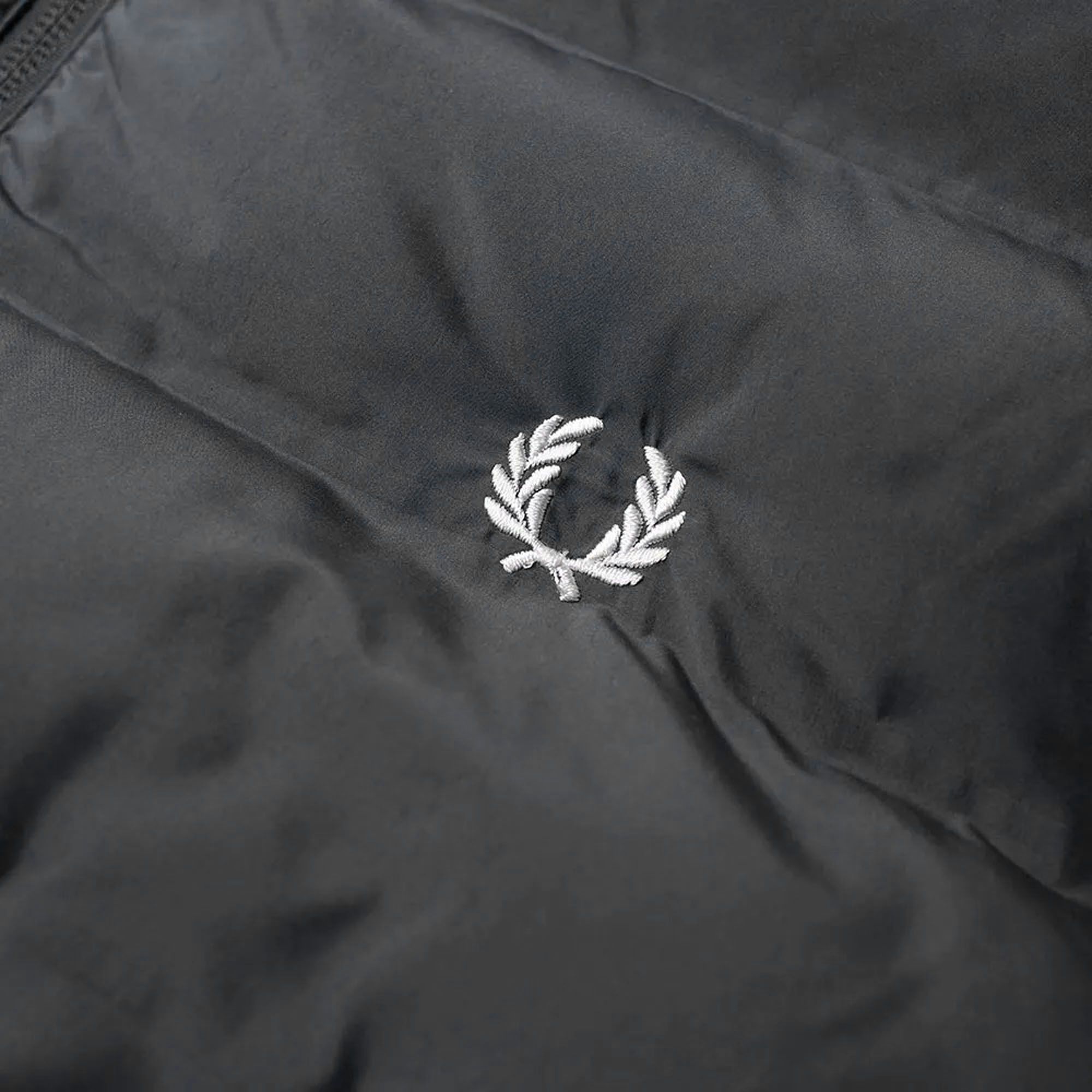 Fred Perry Insulated Hooded Brentham Jacket - Black