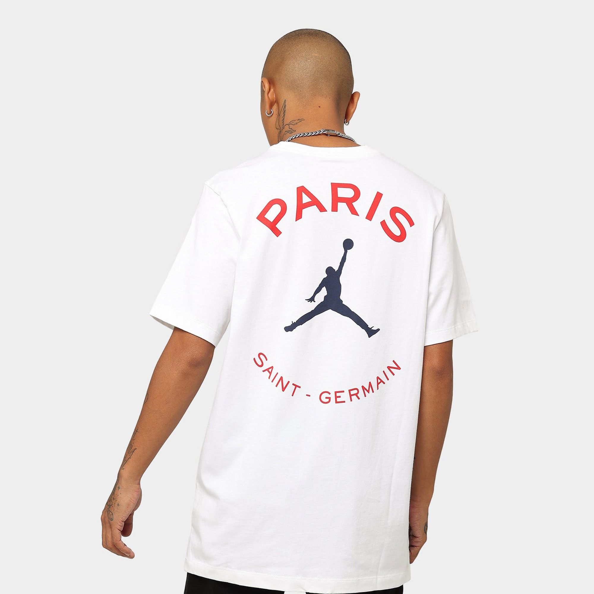  Paris Saint-German x Jordan Short-Sleeve T-Shirt - White 