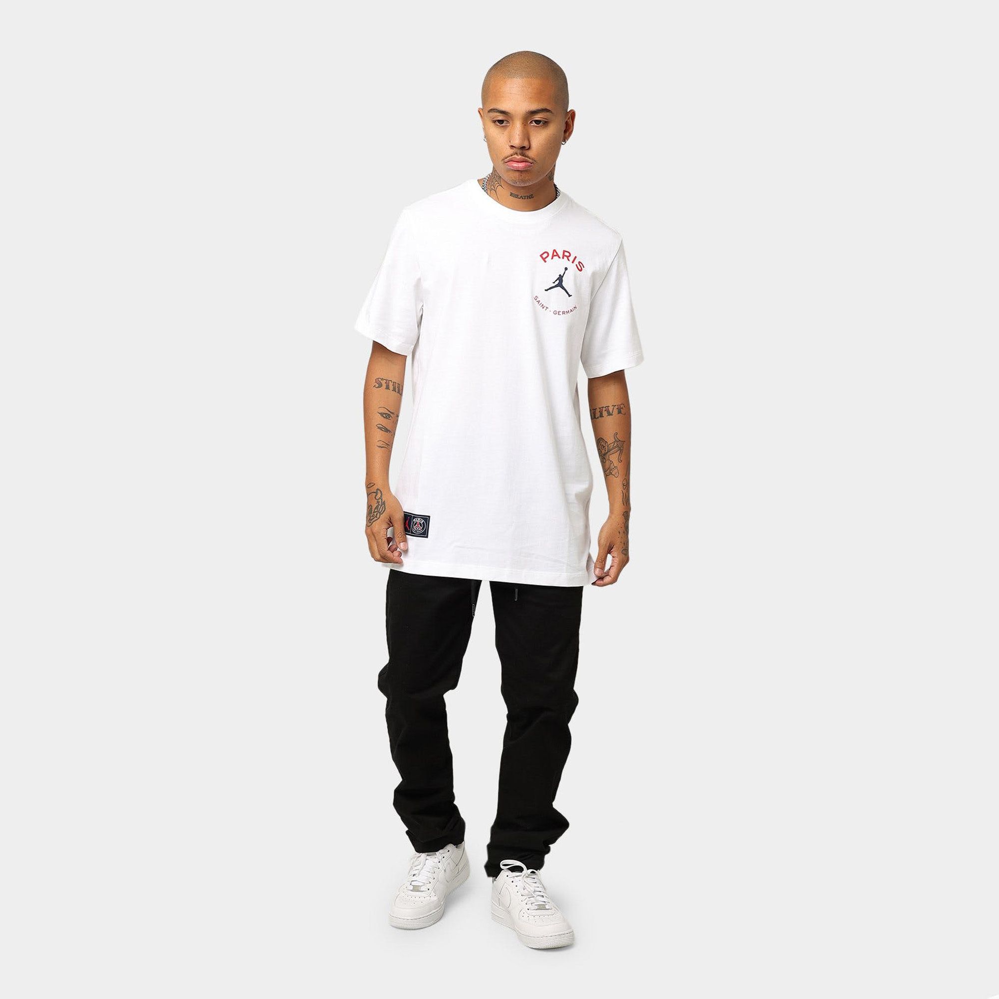 Paris Saint-German x Jordan Short-Sleeve T-Shirt - White