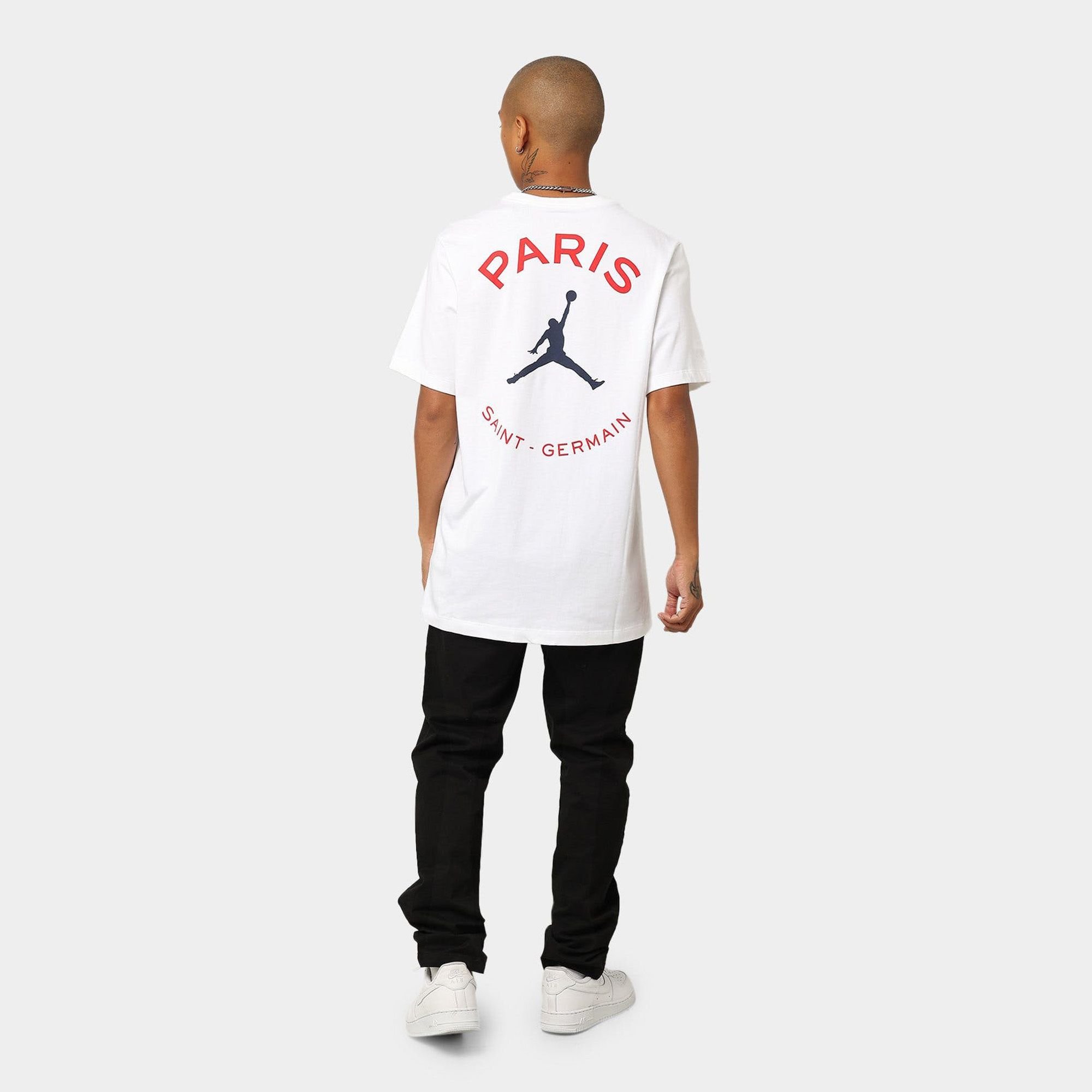  Paris Saint-German x Jordan Short-Sleeve T-Shirt - White 