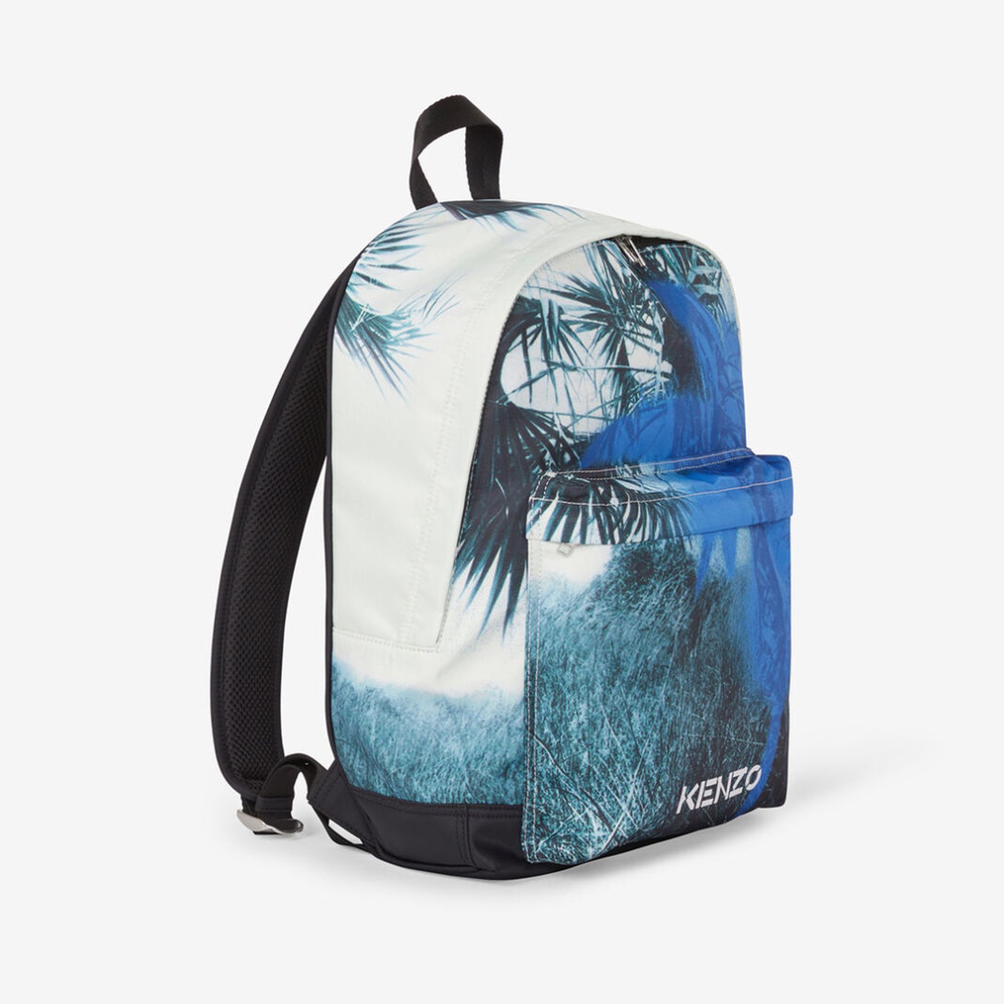 KENZO Hawaiian Graffiti Backpack - Cyan