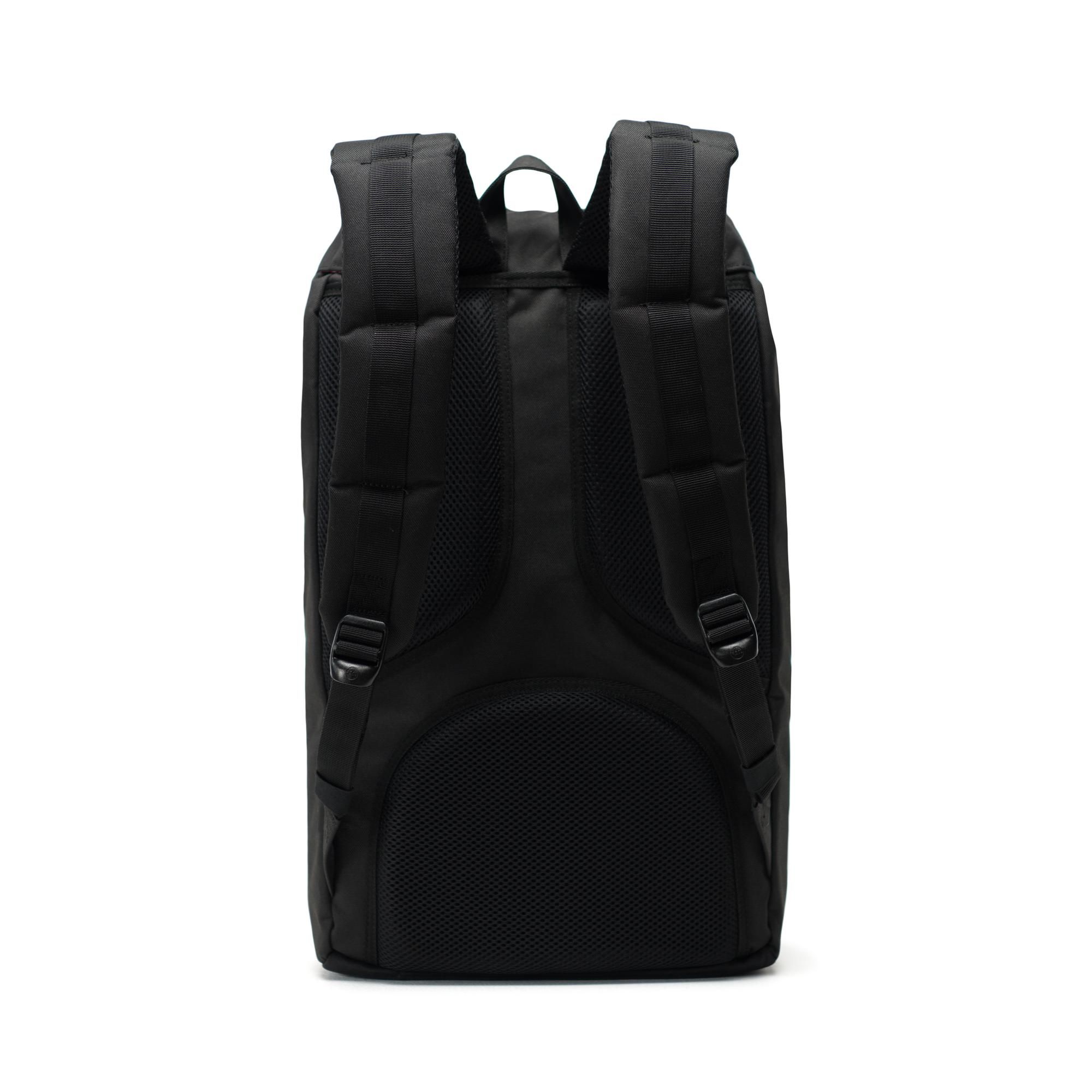 Herschel Little America | Large-Volume - Black/Tan Synthetic Leather
