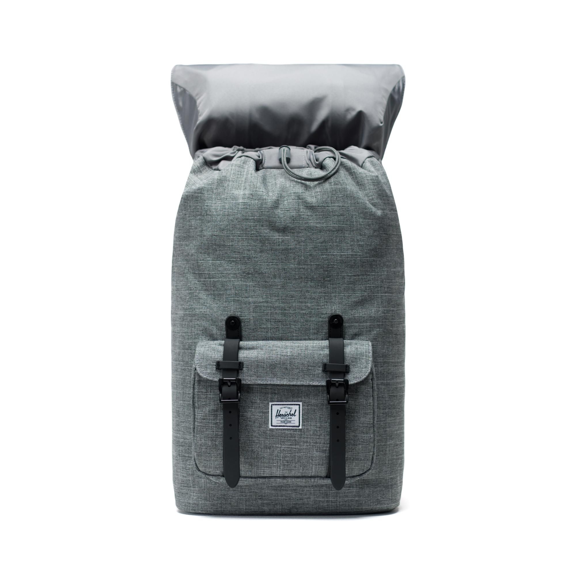 Herschel Little America | Large-Volume - Raven Crosshatch/Black