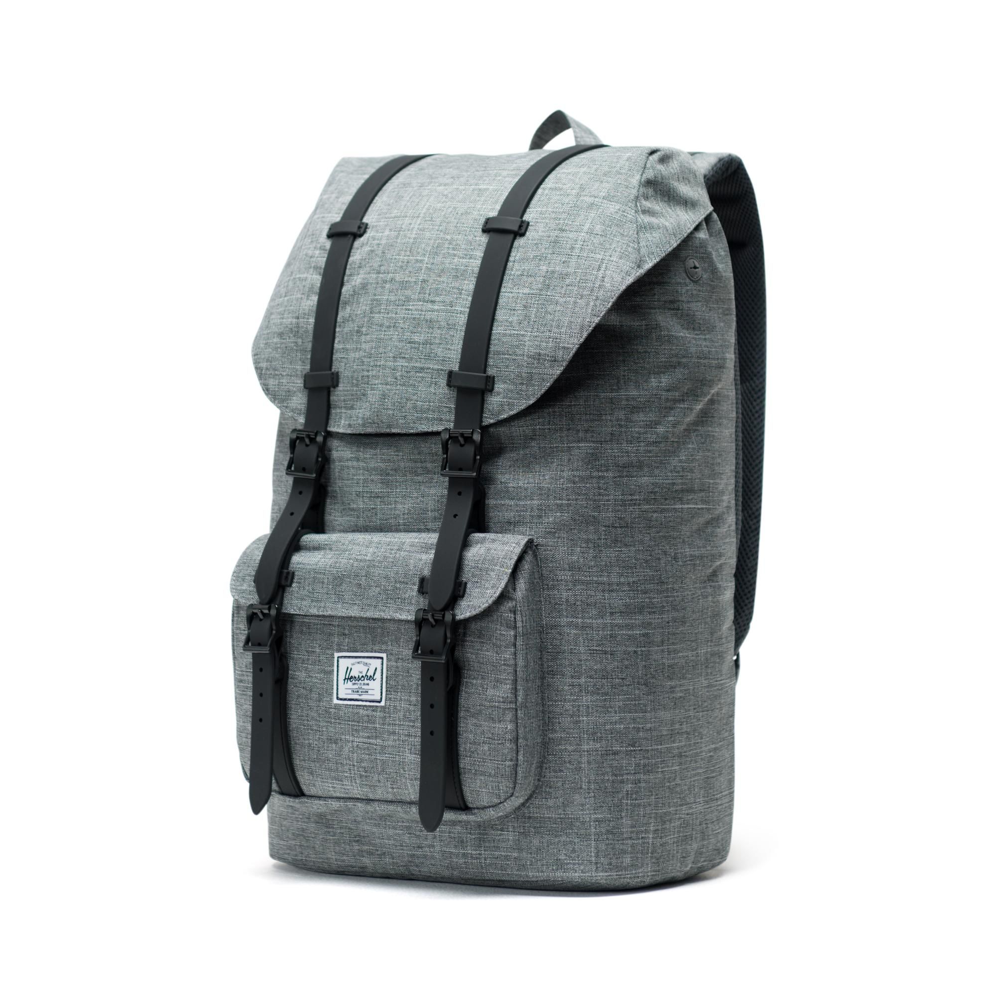 Herschel Little America | Large-Volume - Raven Crosshatch/Black