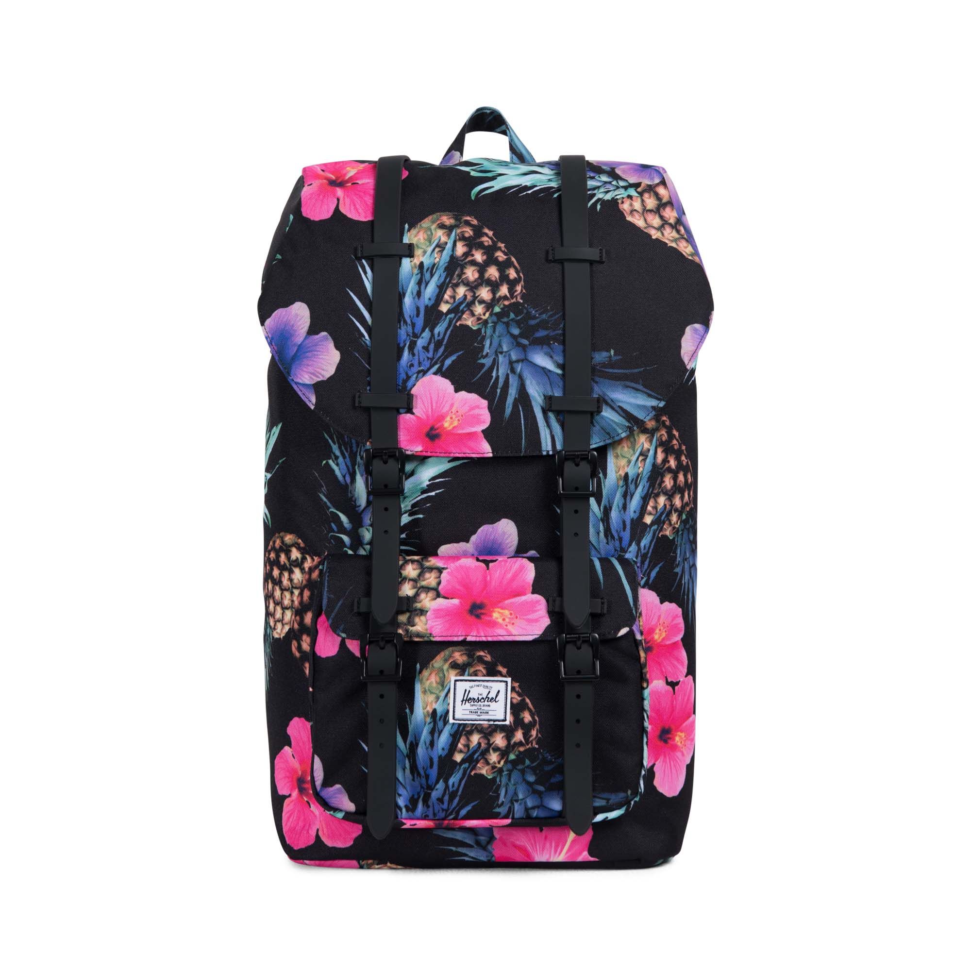 Herschel Little America | Large-Volume - Black Pineapple