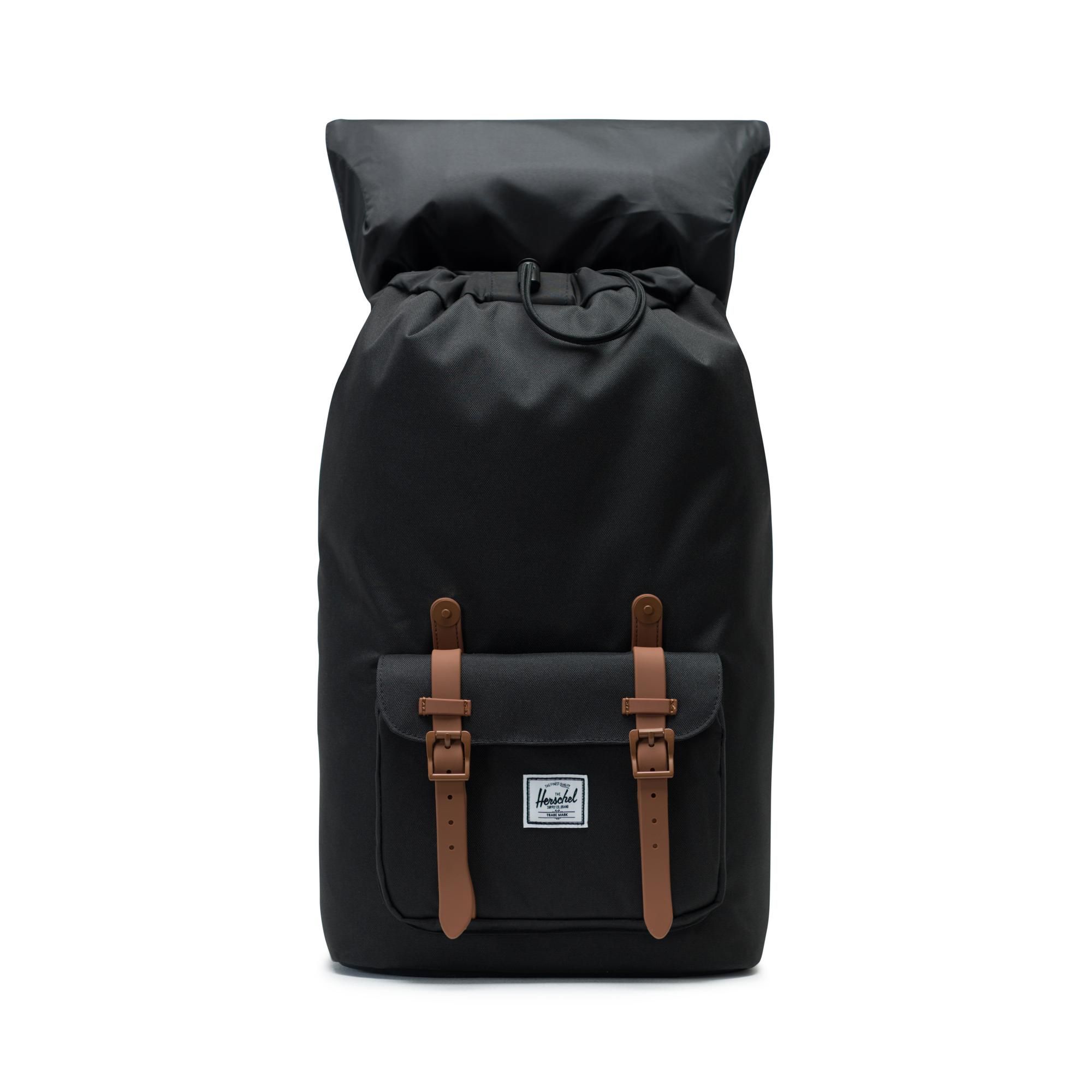 Herschel Little America | Large-Volume - Black/Saddle Brown