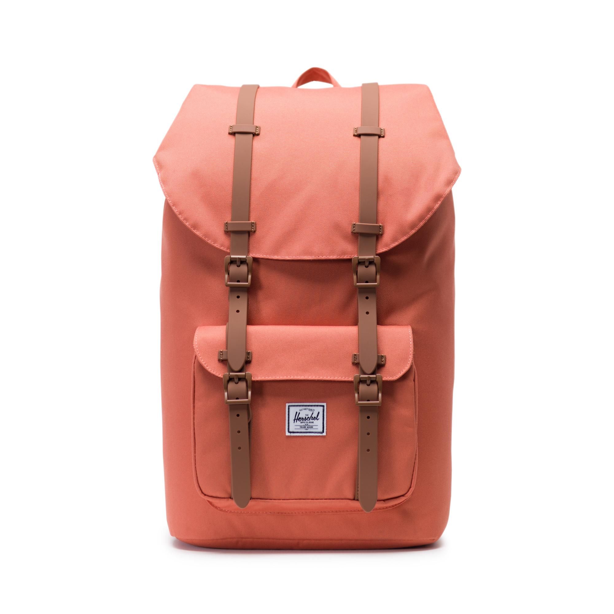 Herschel Little America | Large-Volume - Apricot Brandy/Saddle Brown