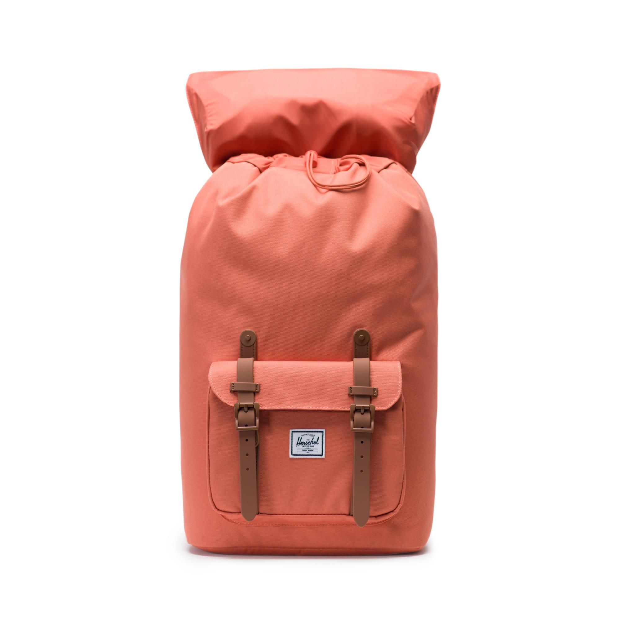 Herschel Little America | Large-Volume - Apricot Brandy/Saddle Brown