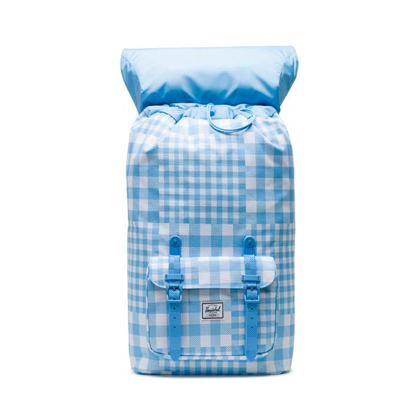  Herschel Little America | Large-Volume - Gingham Alaskan Blue 