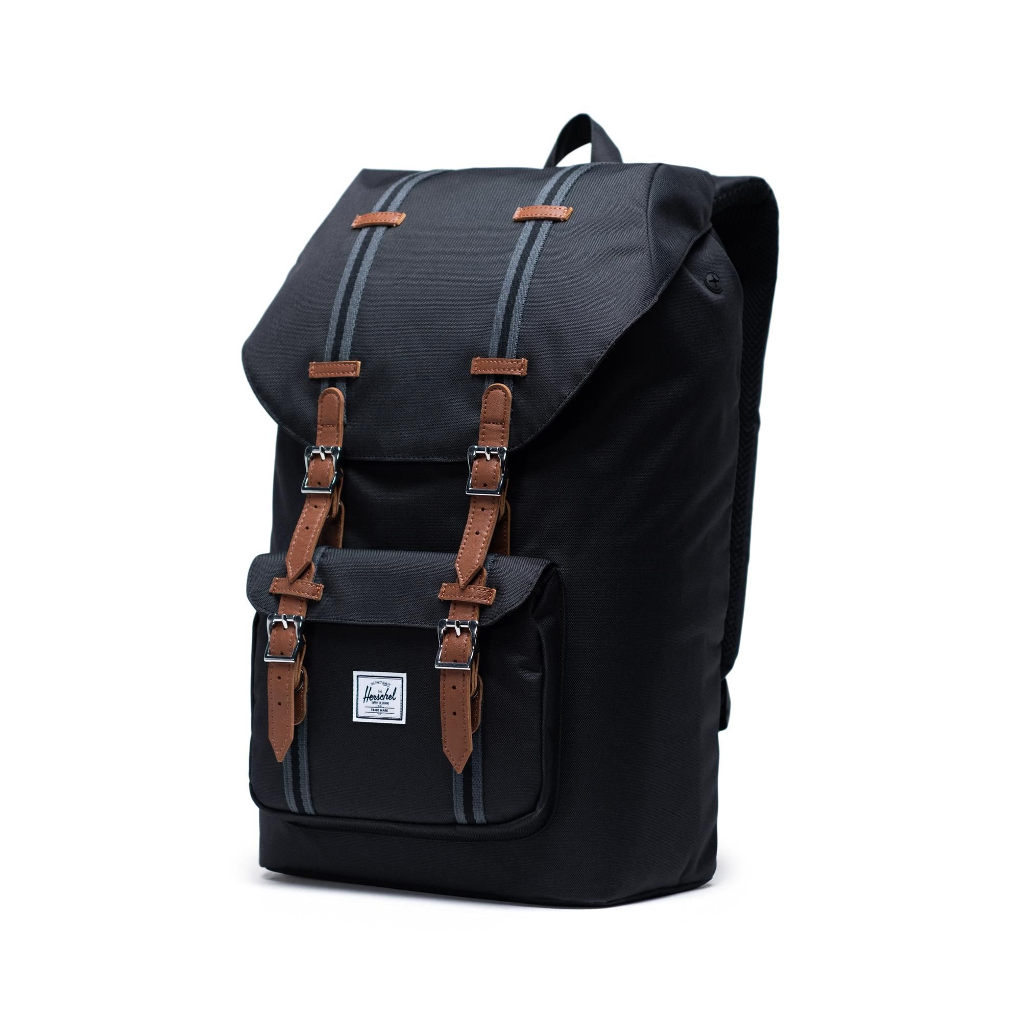 Herschel Little America | Large-Volume - Black/Black/Tan