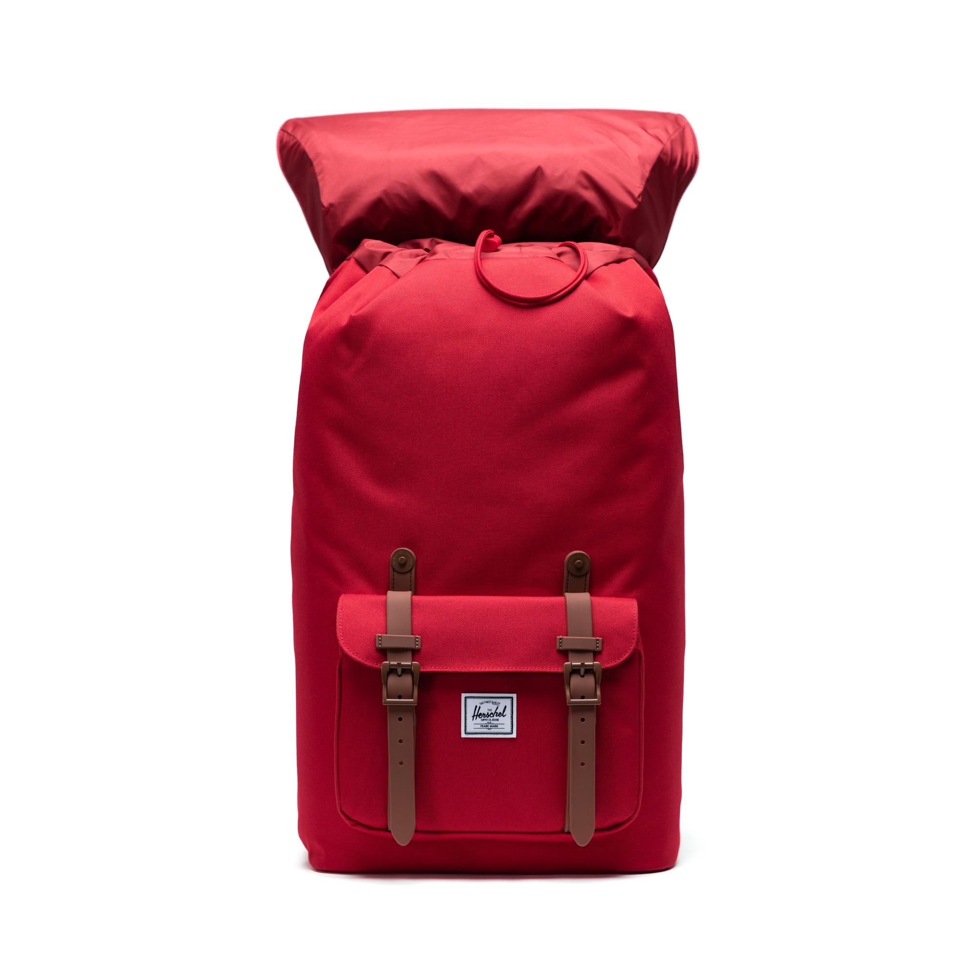 Herschel Little America | Large-Volume - Red/Saddle Brown