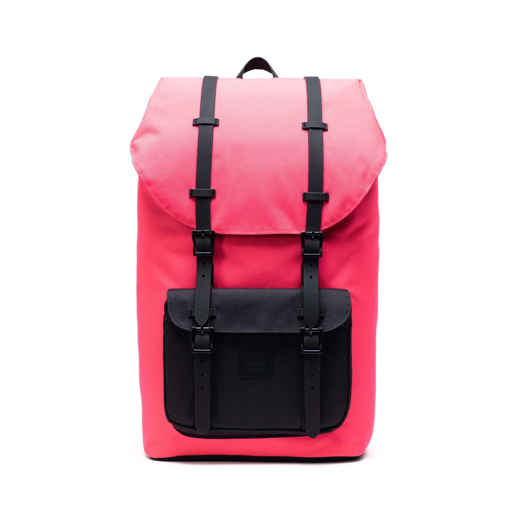 Herschel Little America | Large-Volume - Neon Pink/Black