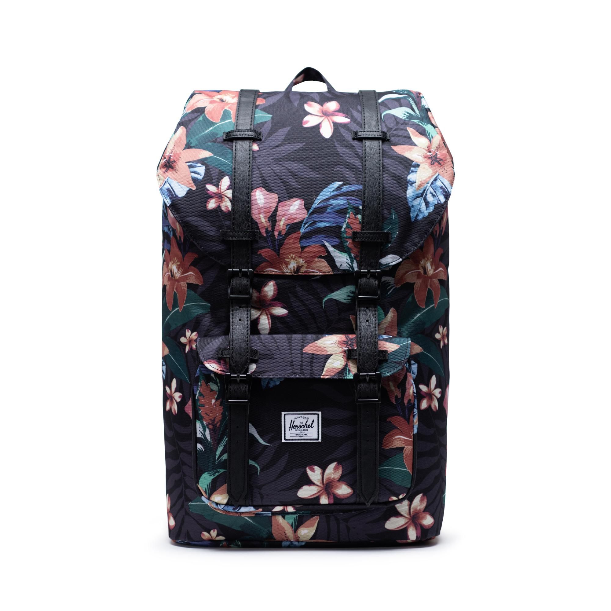 Herschel Little America | Large-Volume - Summer Floral/Black