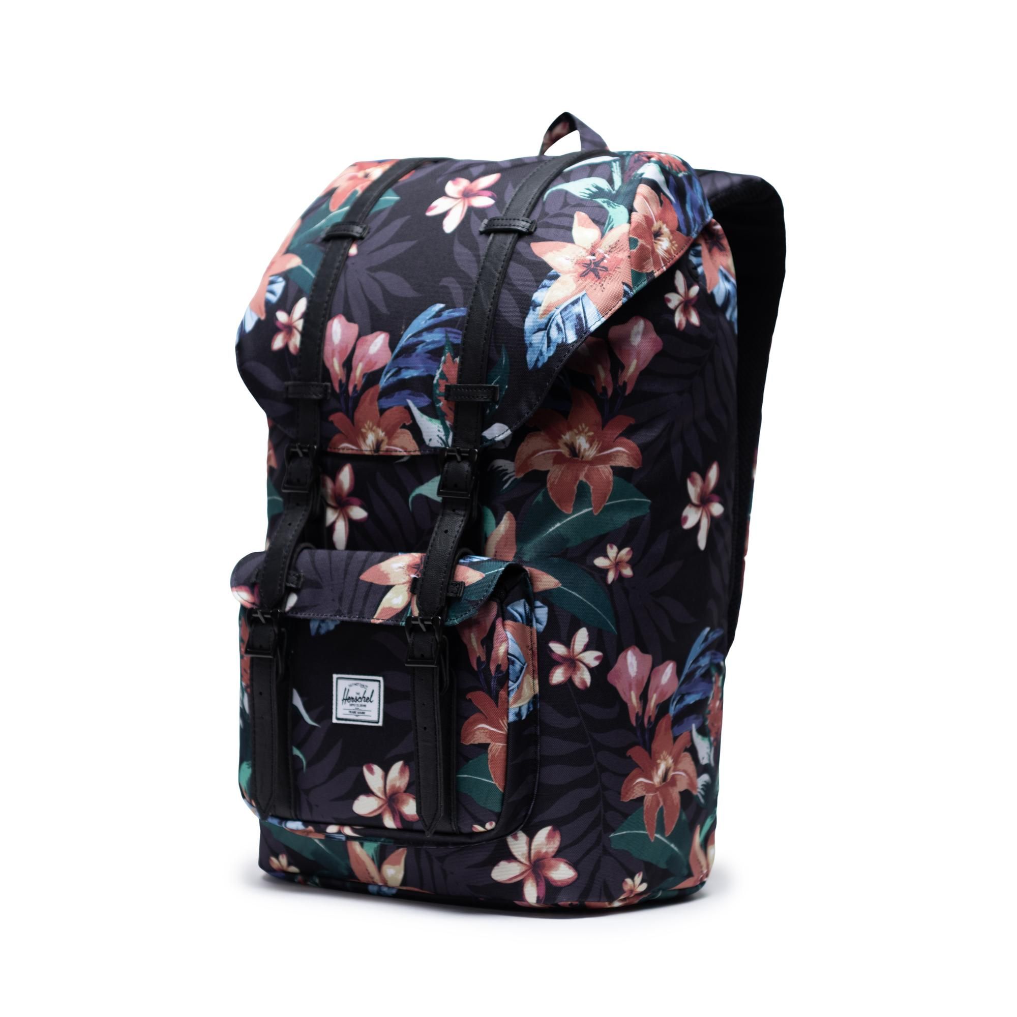 Herschel Little America | Large-Volume - Summer Floral/Black