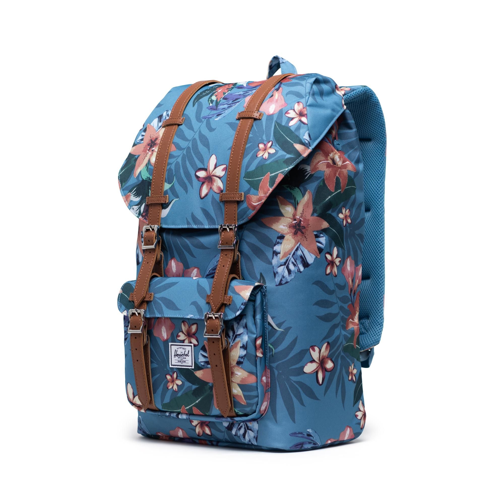 Herschel Little America | Large-Volume - Summer Floral/Heaven Blue
