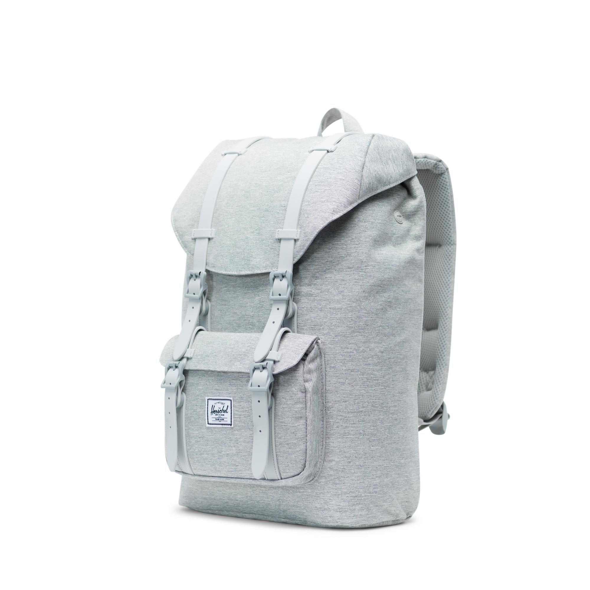 Herschel Little America | Mid-Volume - Light Grey Crosshatch