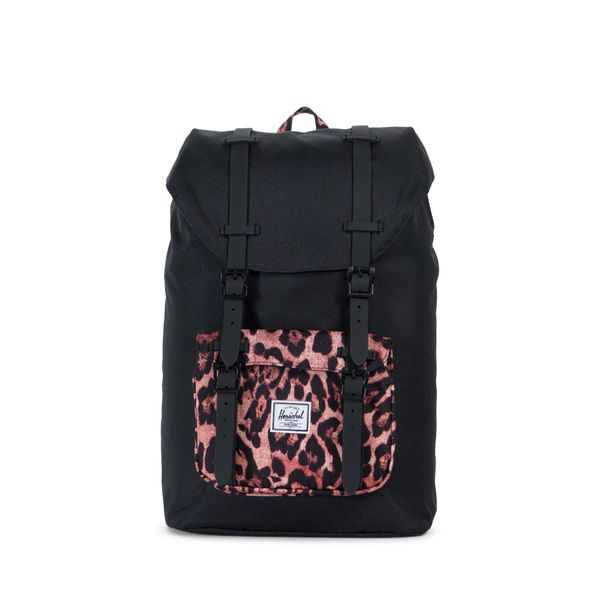  Herschel Little America | Mid-Volume - Black/Desert Cheetah 