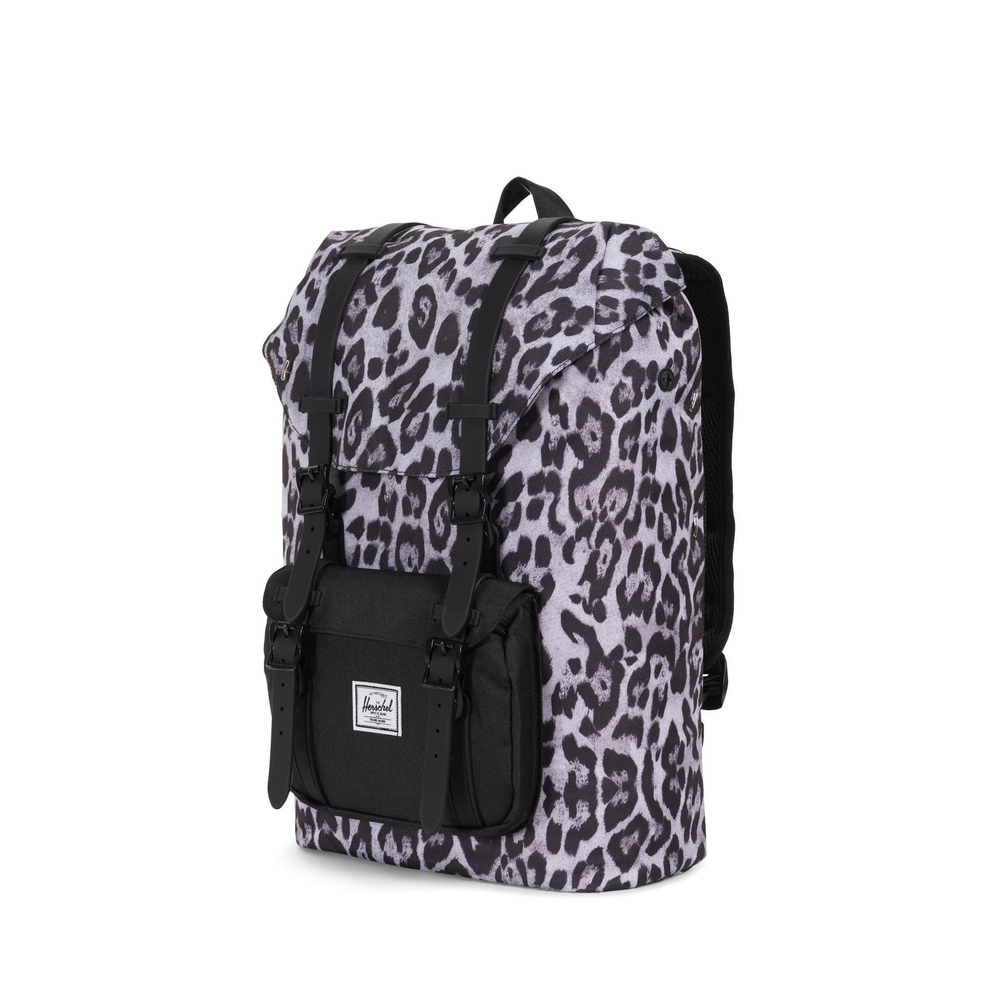Herschel Little America | Mid-Volume - Snow Leopard/Black