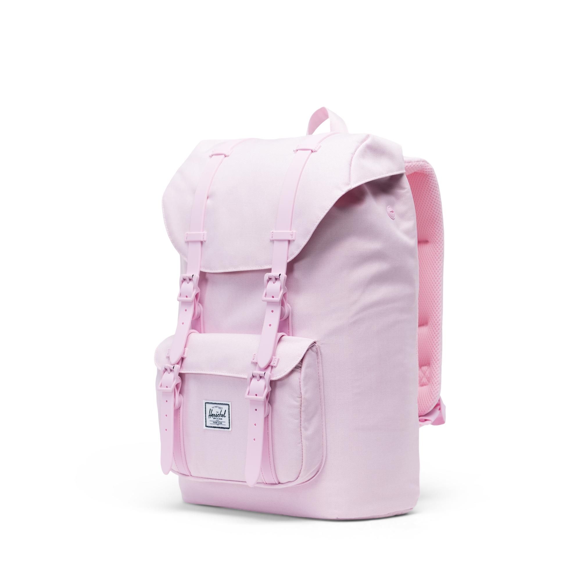 Herschel Little America | Mid-Volume - Pink Lady Crosshatch