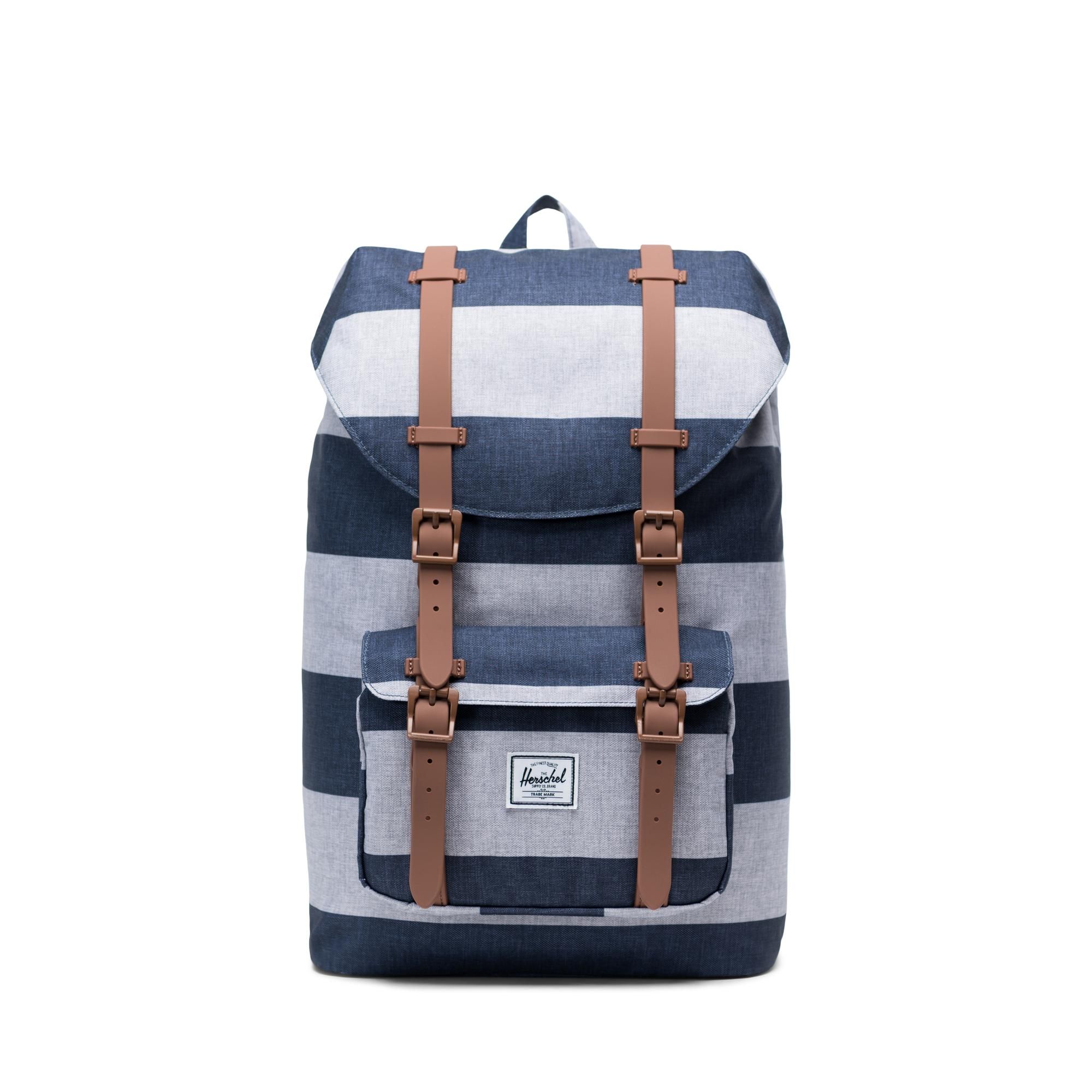 Herschel Little America | Mid-Volume - Border Stripe/Saddle