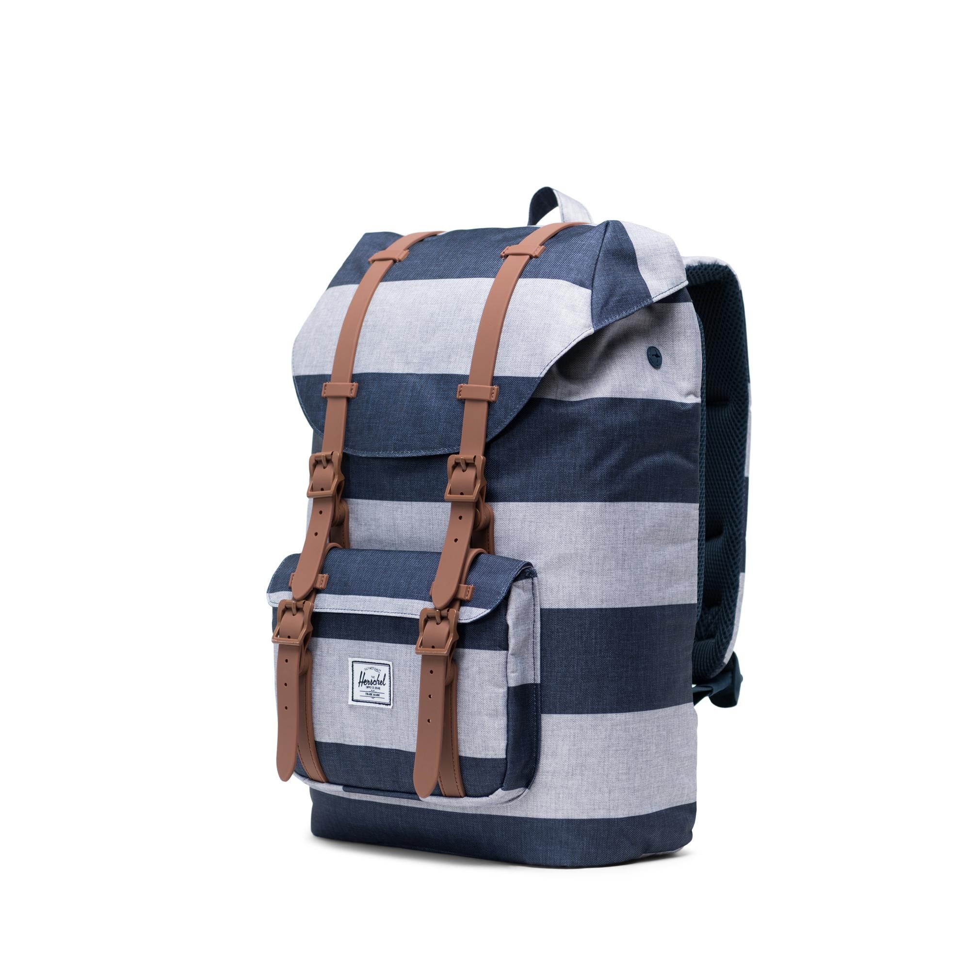Herschel Little America | Mid-Volume - Border Stripe/Saddle