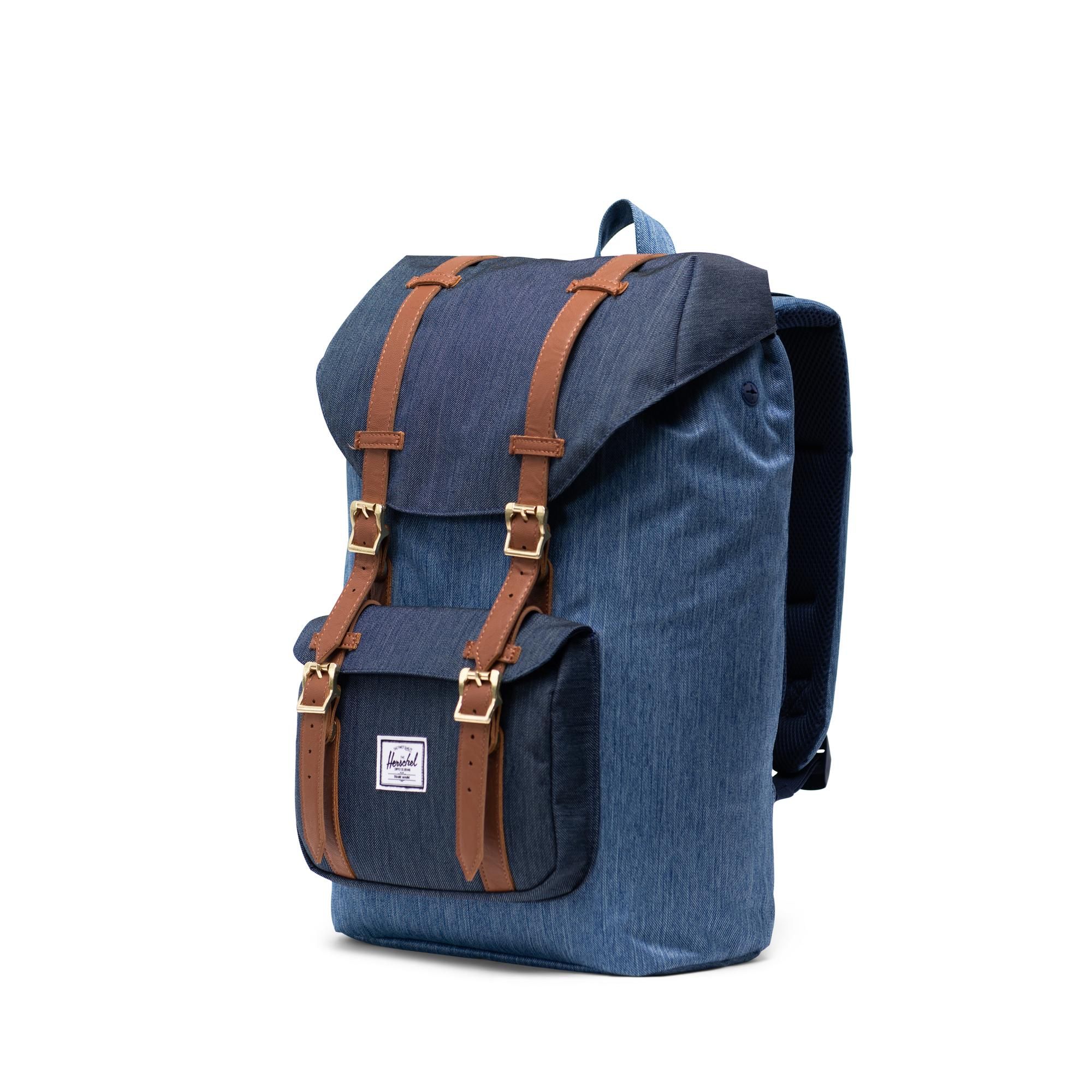 Herschel Little America | Mid-Volume - Faded Denim/Indigo Denim