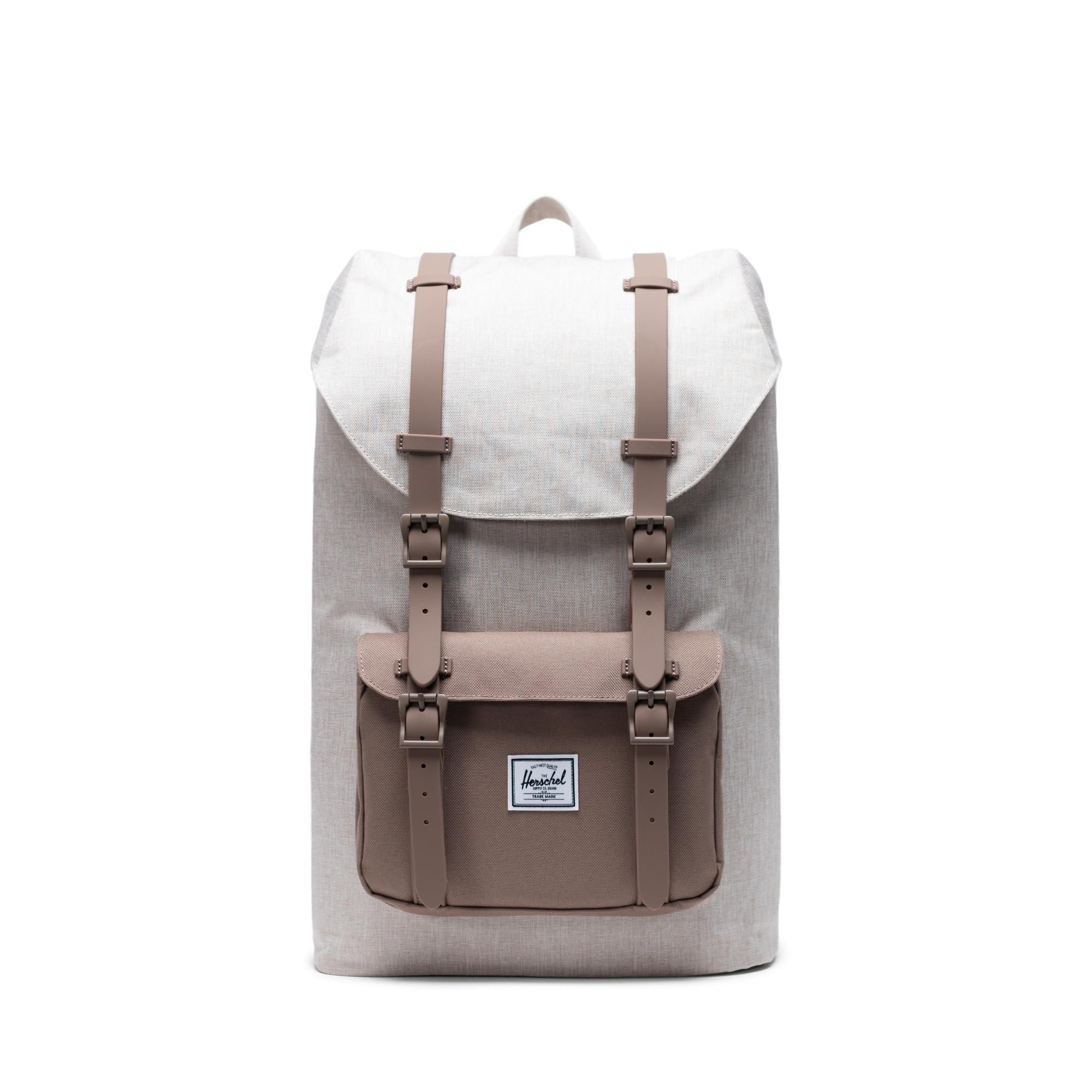 Herschel Little America | Mid-Volume - Overcast Crosshatch/Pine Bark