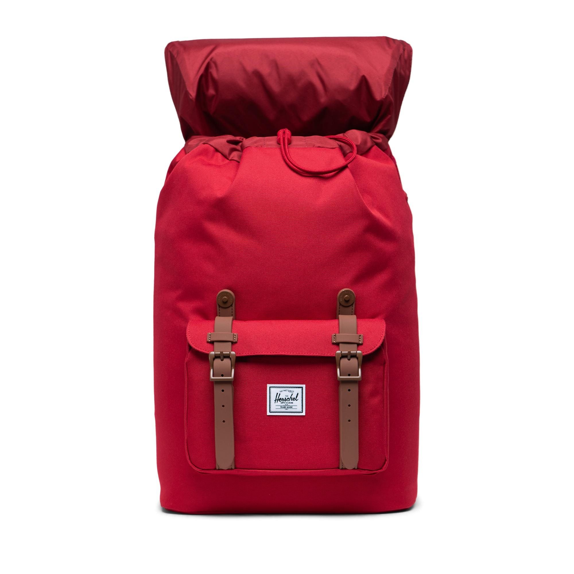 Herschel Little America | Mid-Volume - Red/Saddle Brown