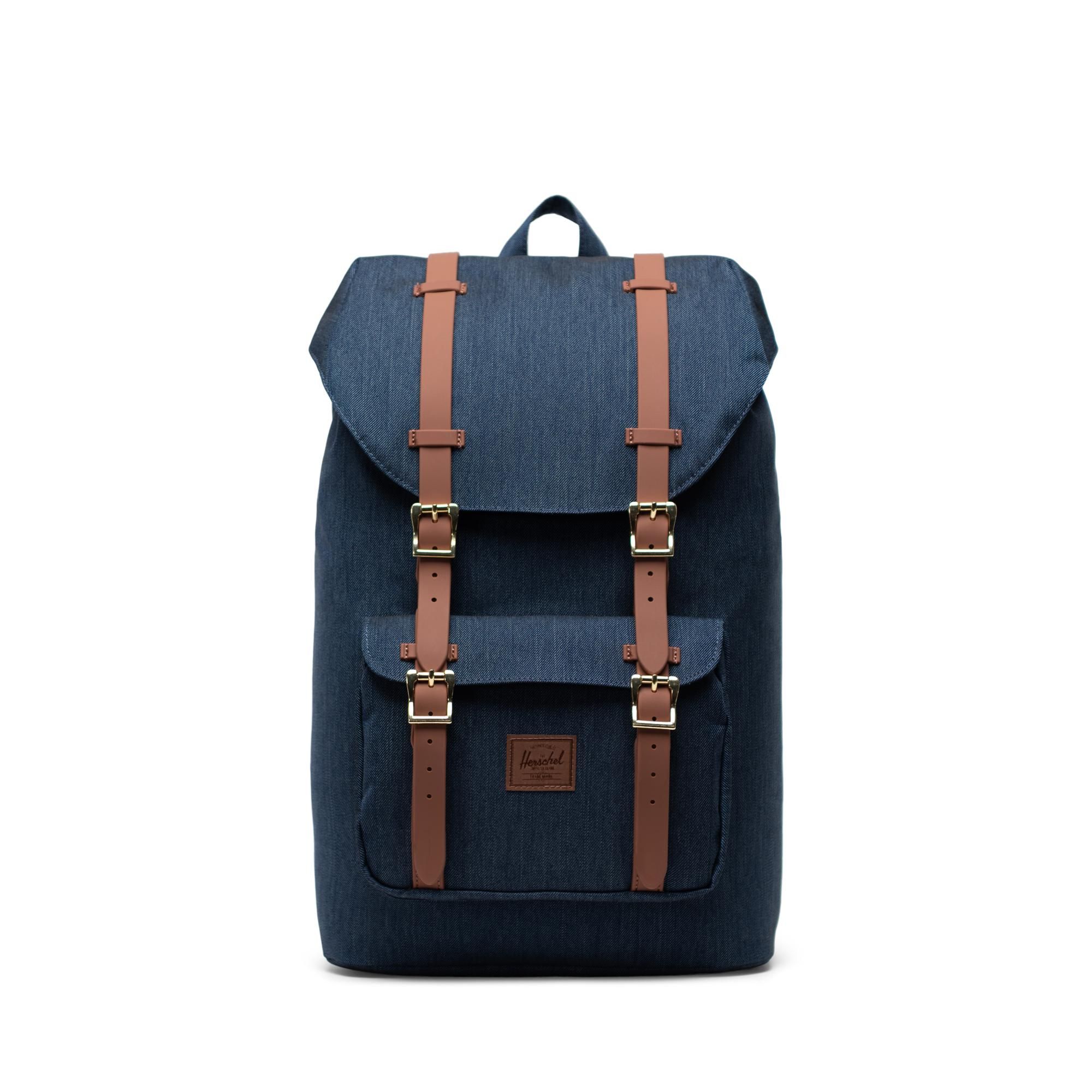 Herschel Little America | Mid-Volume - Indigo Denim Crosshatch