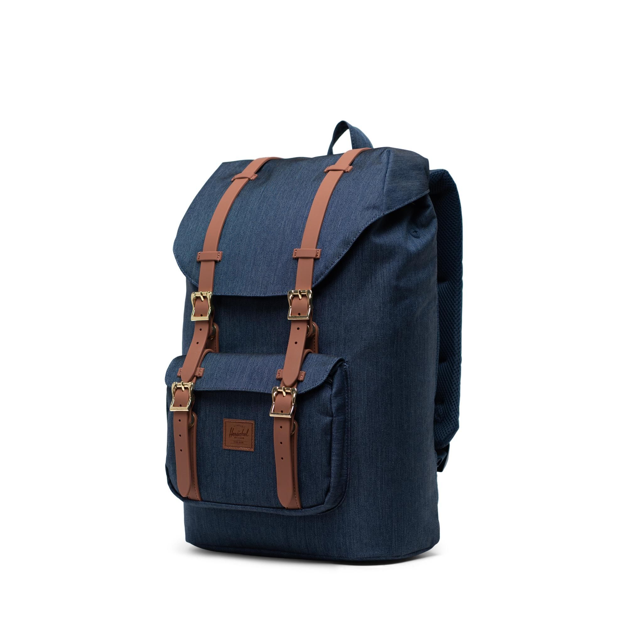 Herschel Little America | Mid-Volume - Indigo Denim Crosshatch