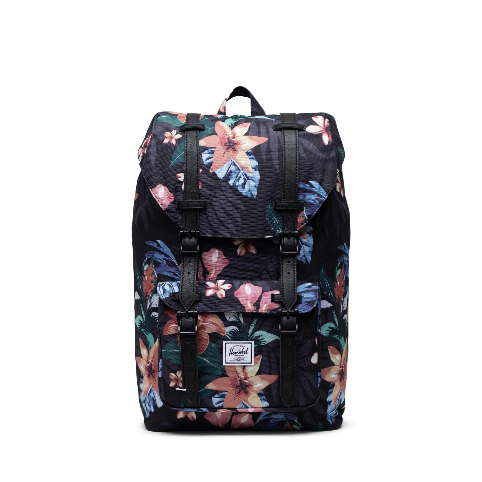 Herschel Little America | Mid-Volume - Summer Floral/Black