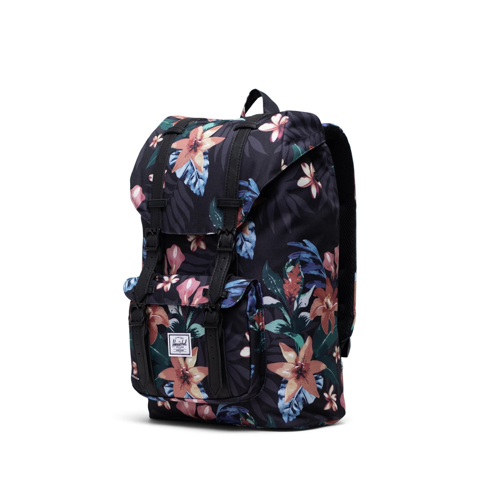 Herschel Little America | Mid-Volume - Summer Floral/Black