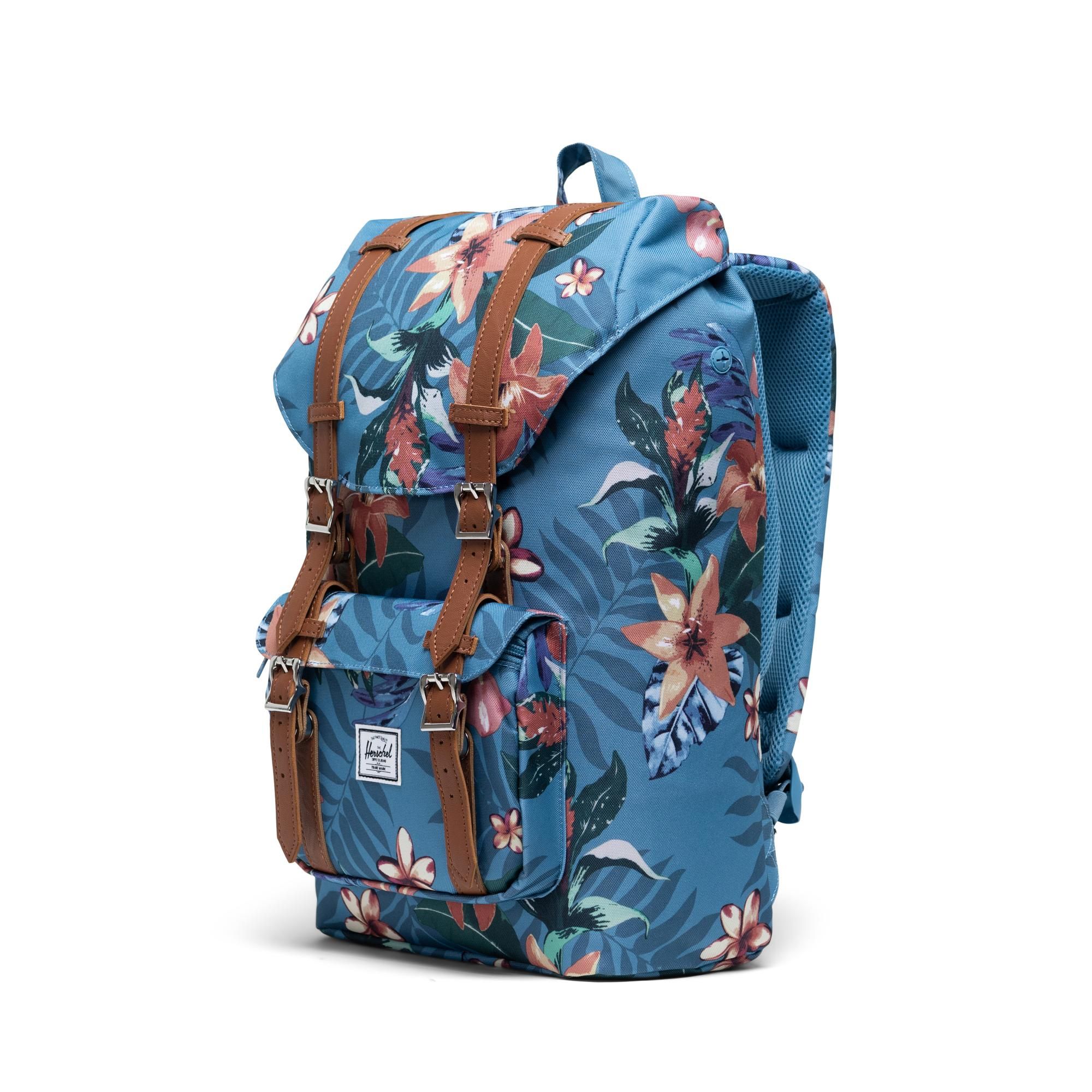 Herschel Little America | Mid-Volume - Summer Floral/Heaven Blue