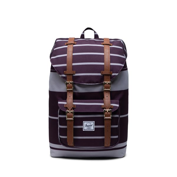  Herschel Little America | Mid-Volume - Prep Stripe/Blackberry Wine 