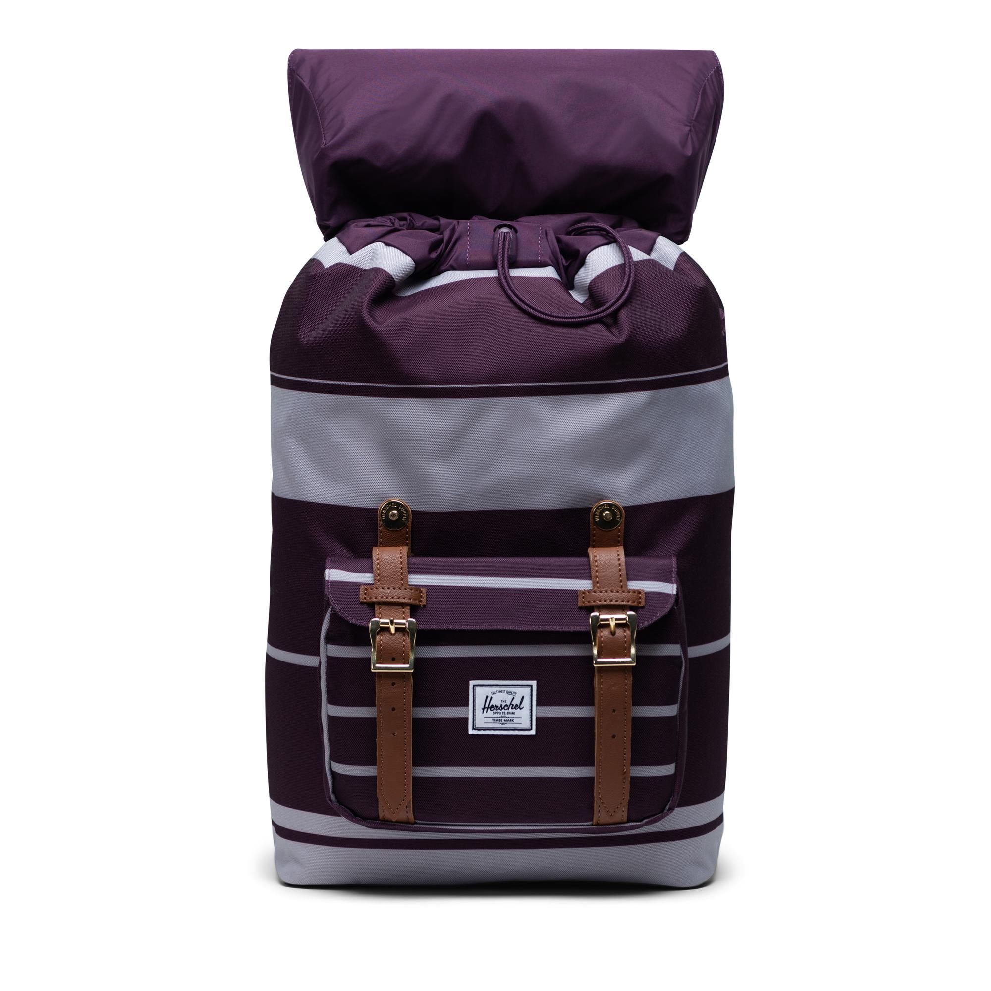 Herschel Little America | Mid-Volume - Prep Stripe/Blackberry Wine