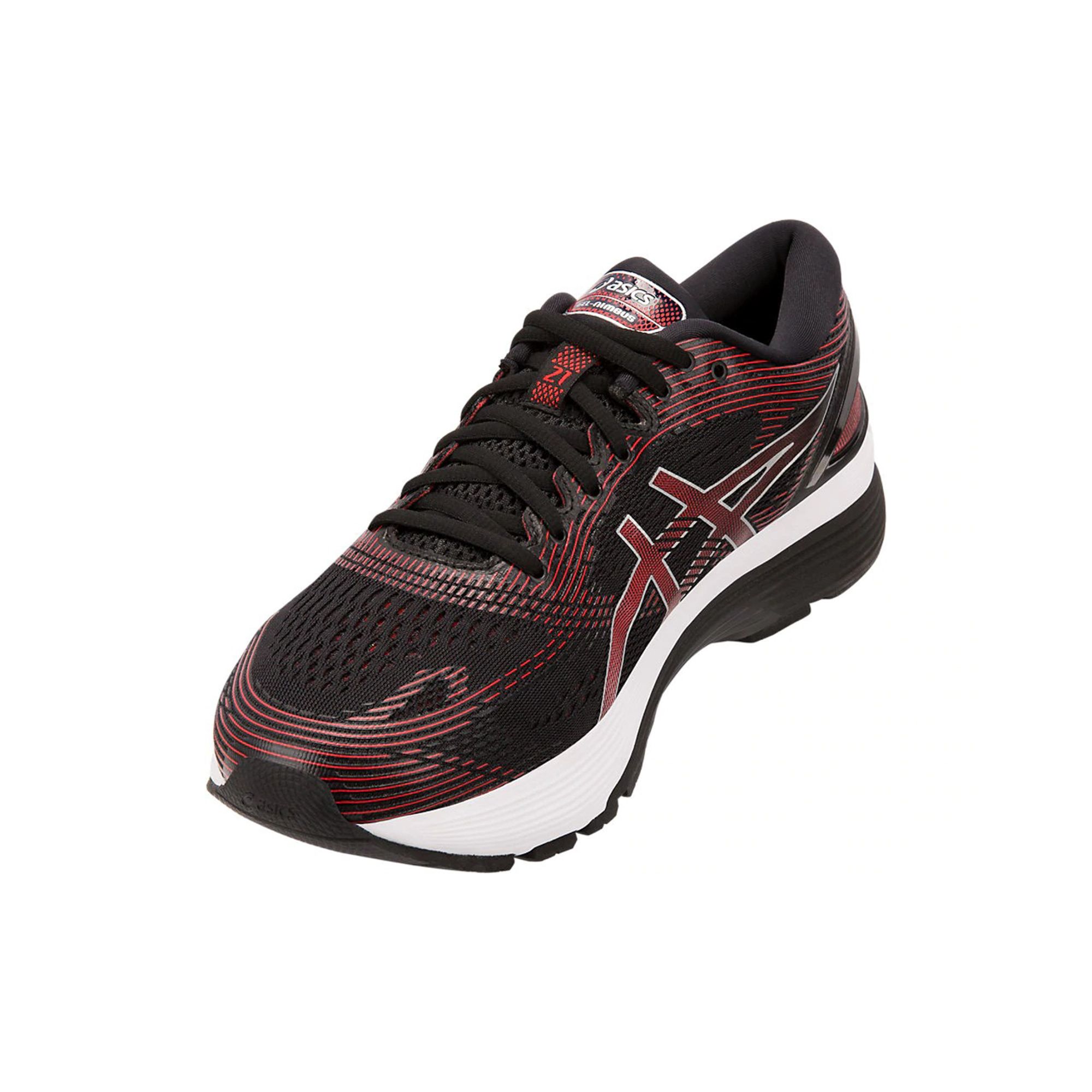 ASICS Gel-Nimbus 21 'Black/Classic Red'