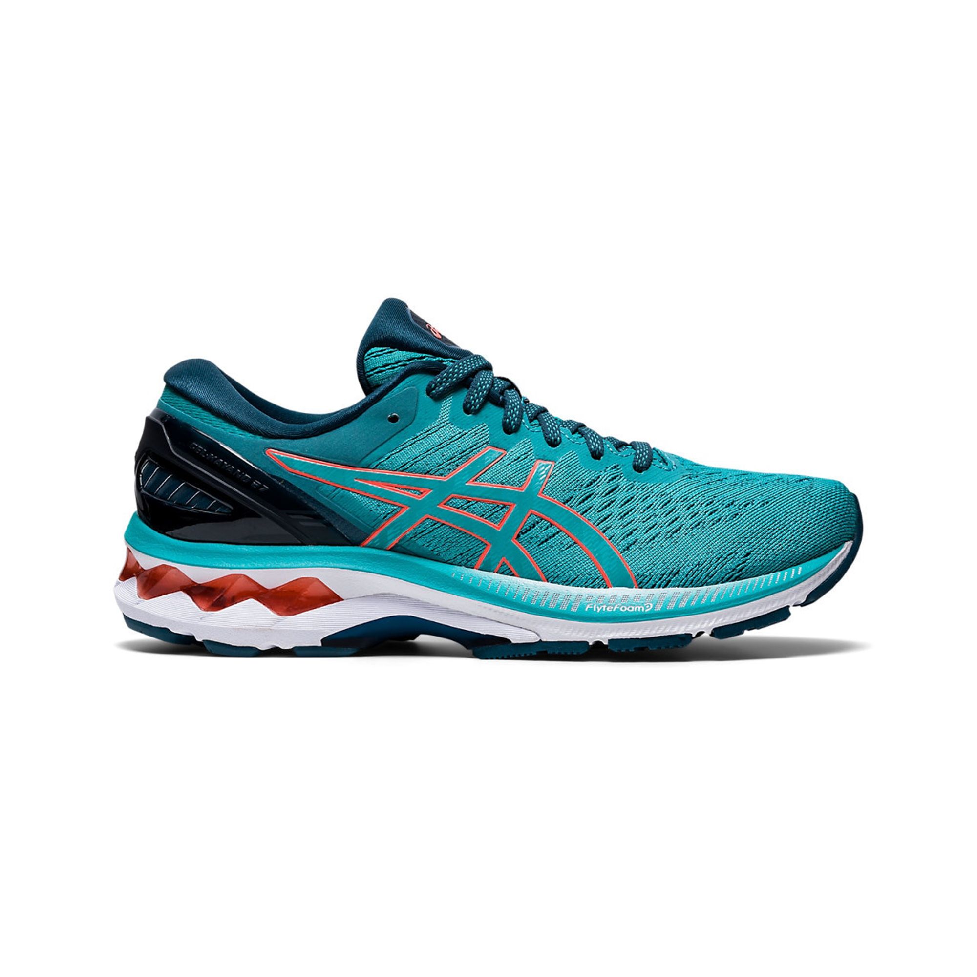 ASICS Gel-Kayano 27 'Techno Cyan/Sunrise Red'