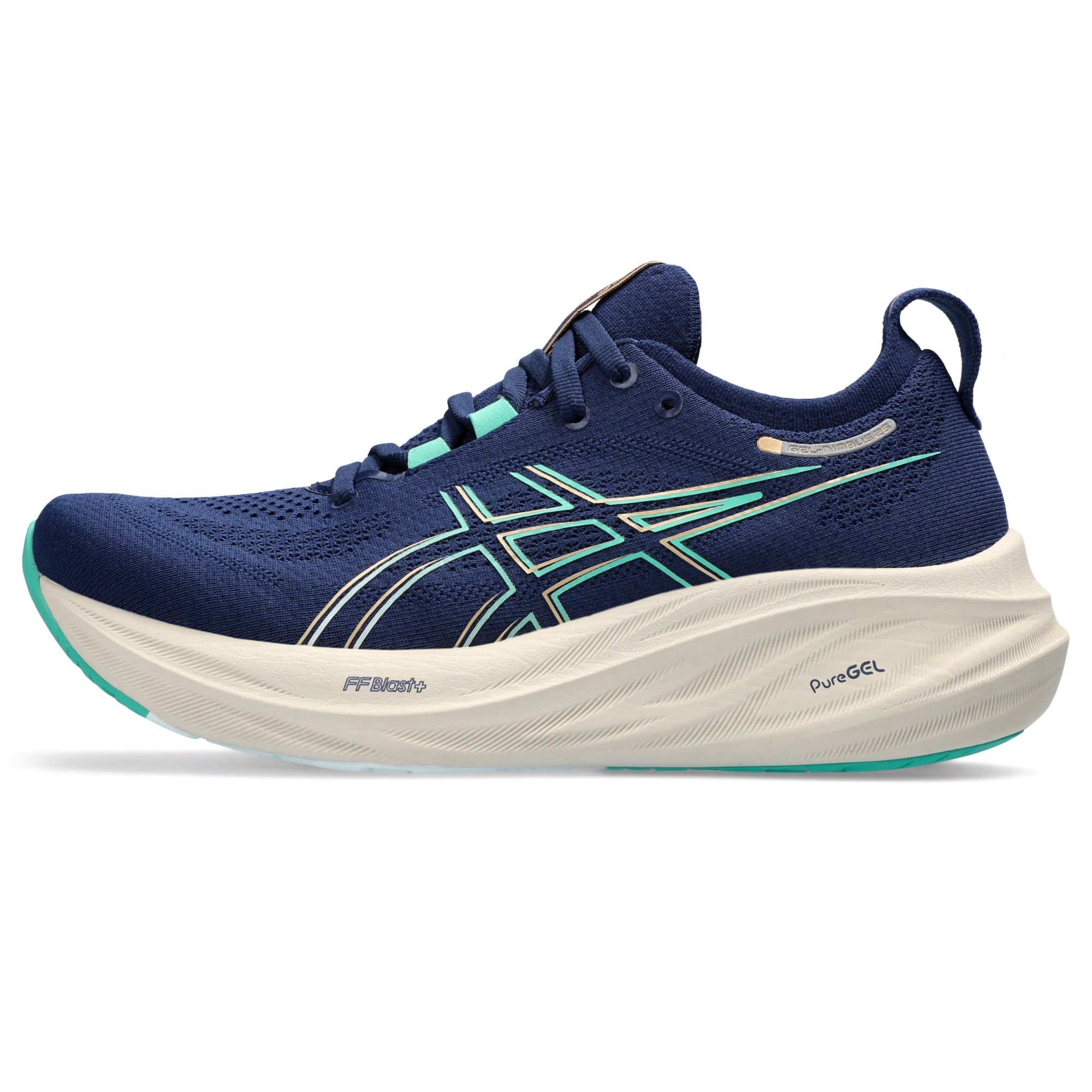  ASICS GEL-NIMBUS 26 - Blue Expanse / Aurora Green 