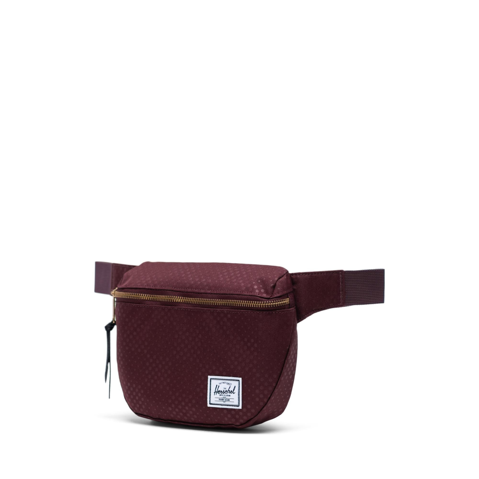  Herschel Fifteen Waist Pack - Plum Dot Check 