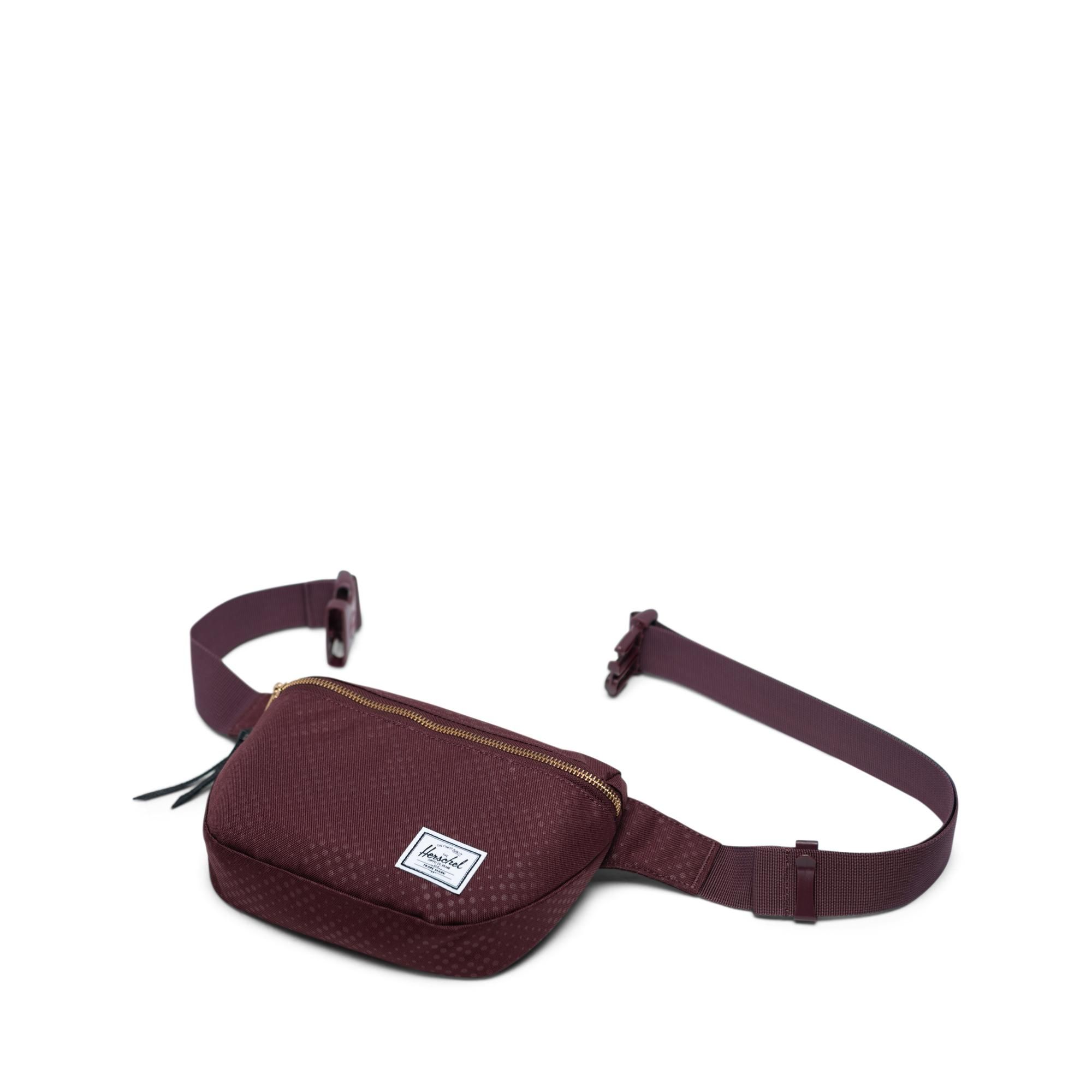  Herschel Fifteen Waist Pack - Plum Dot Check 