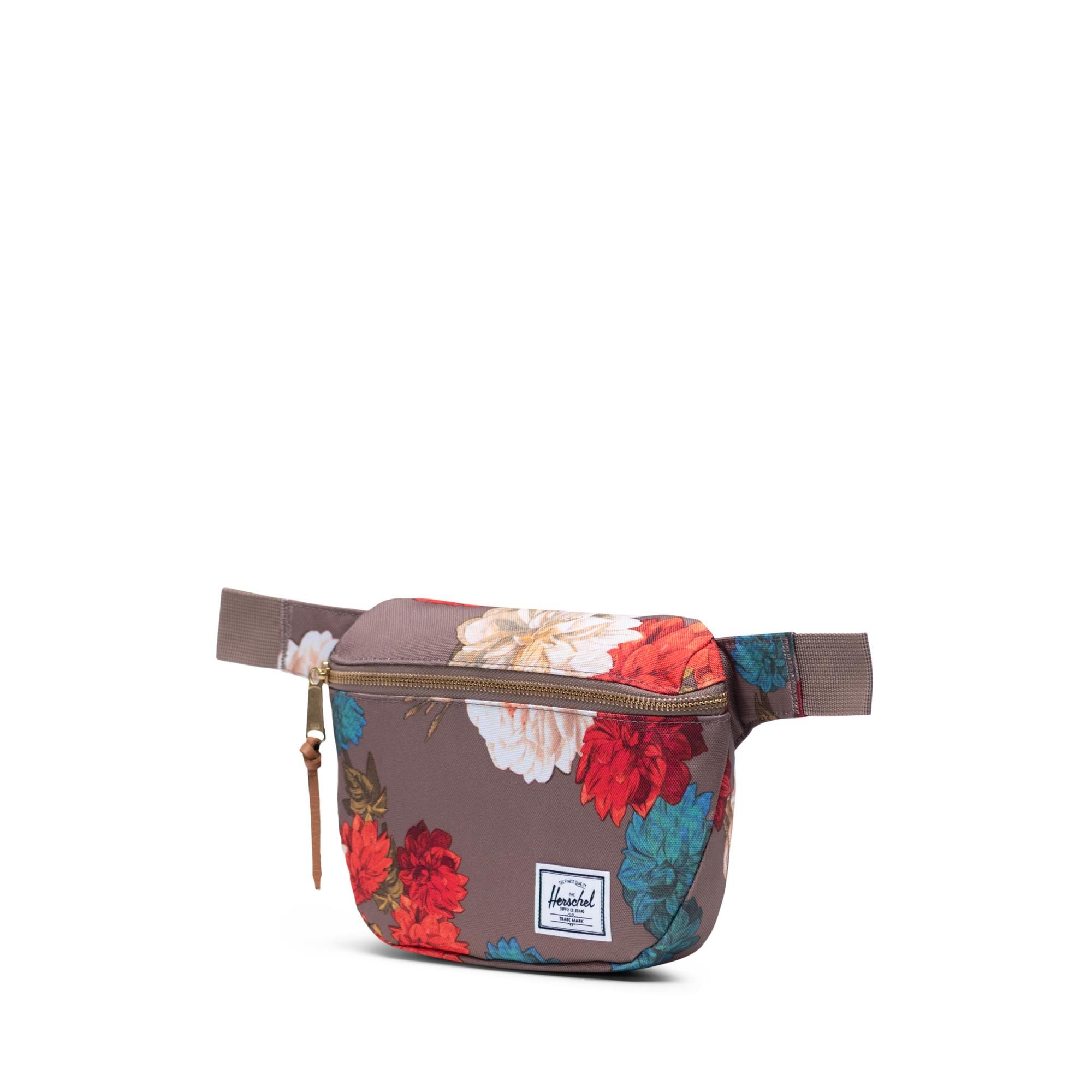  Herschel Fifteen Waist Pack - Vintage Floral/Pine Bark 