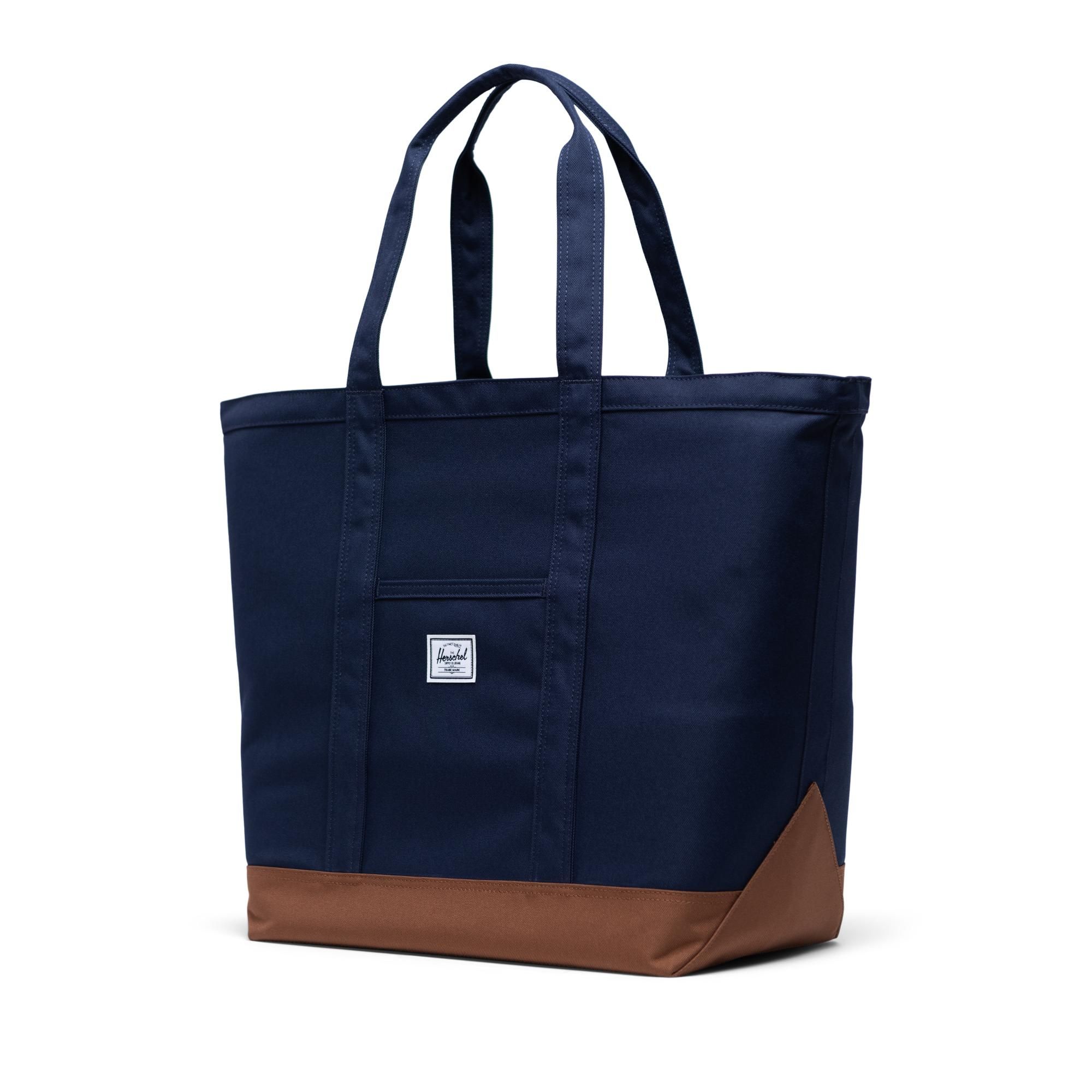 Herschel Bamfield Tote | Mid-Volume - Peacoat/Saddle Brown