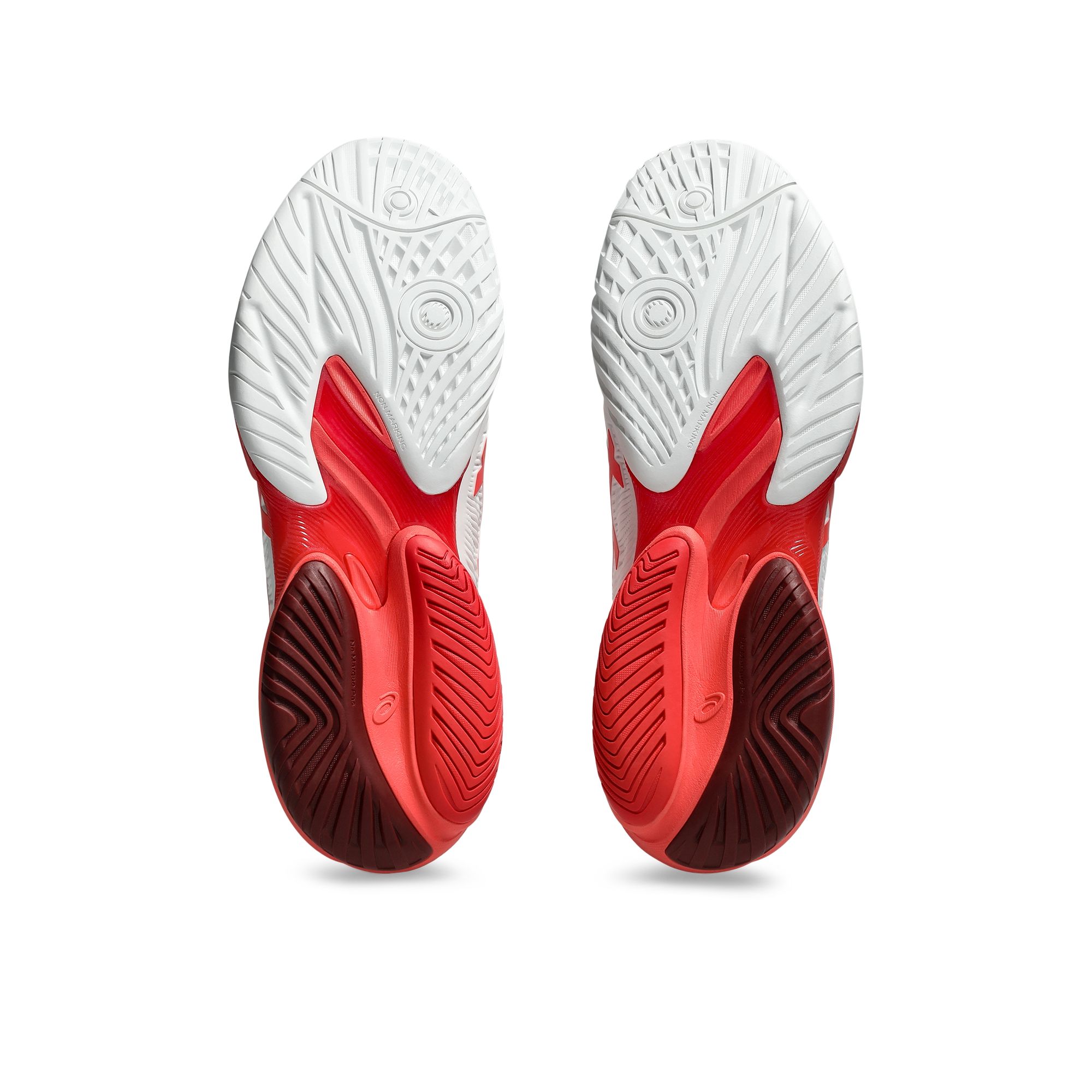 ASICS COURT FF 3 NOVAK - White / Electric Red