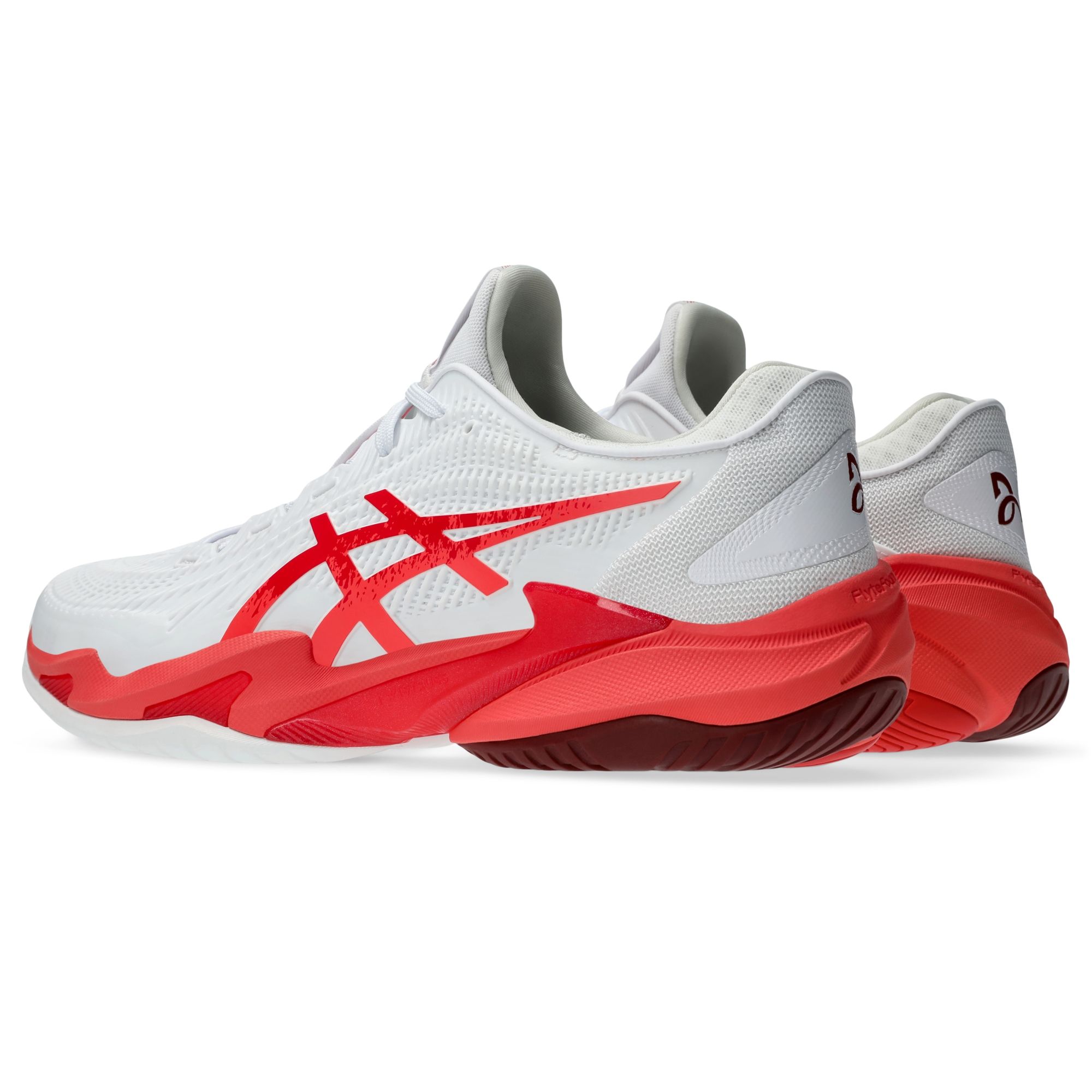 ASICS COURT FF 3 NOVAK - White / Electric Red